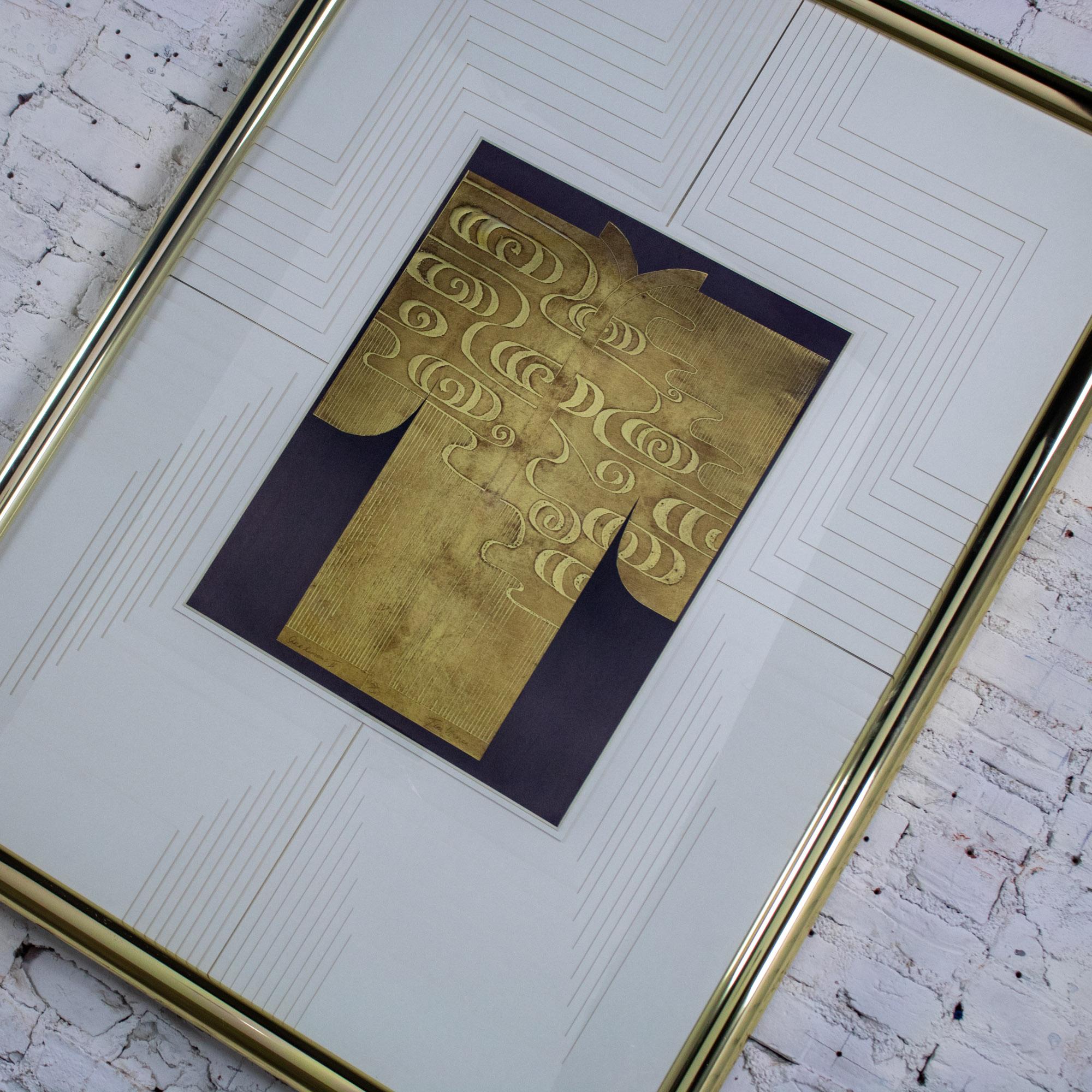 Art Deco Revival Kinder Harris Large Art Titled Deco Kimono II Signed Tim Vance im Angebot 1