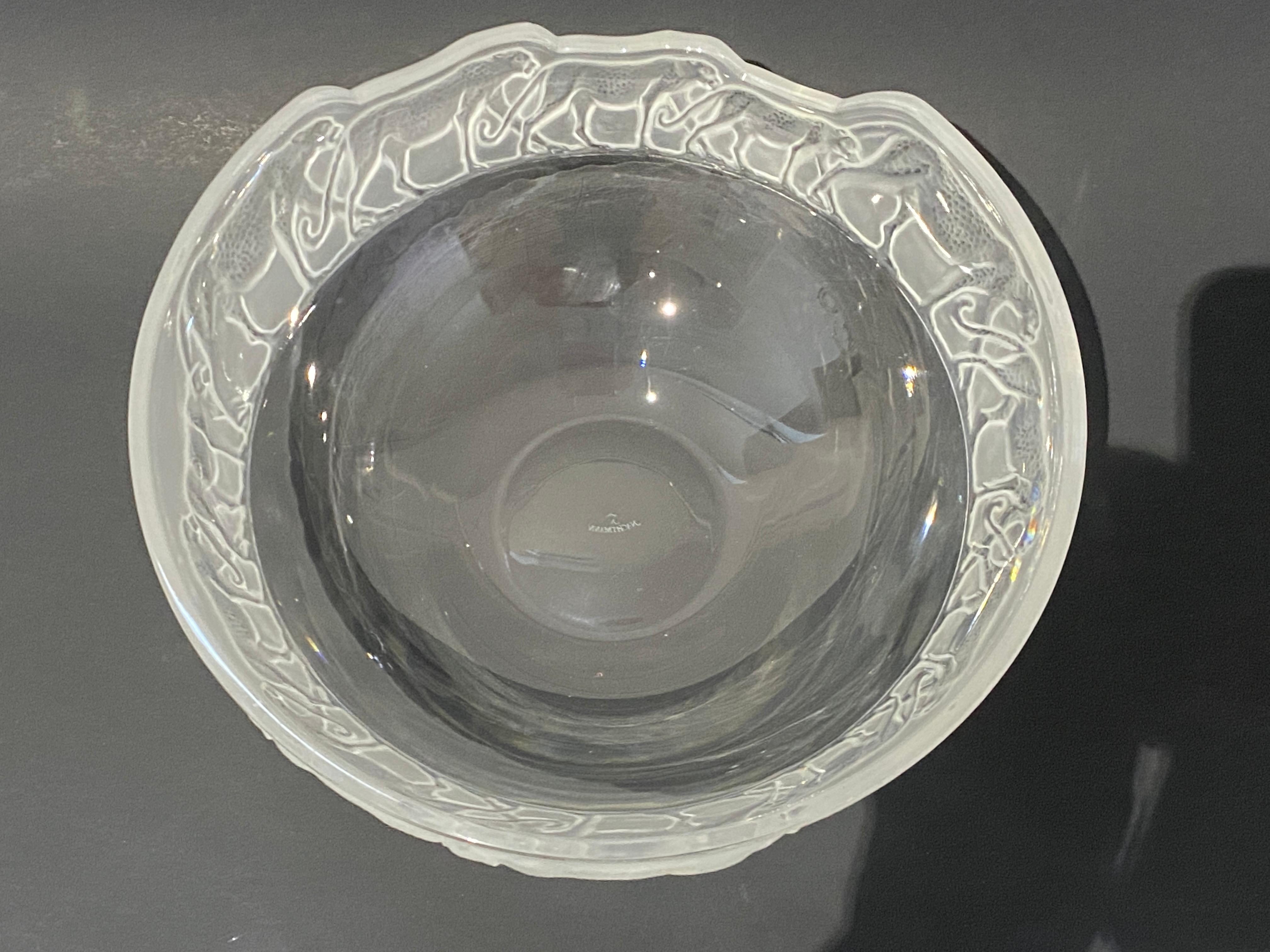 Molded Nachtmann Safari Leopard Bowl For Sale
