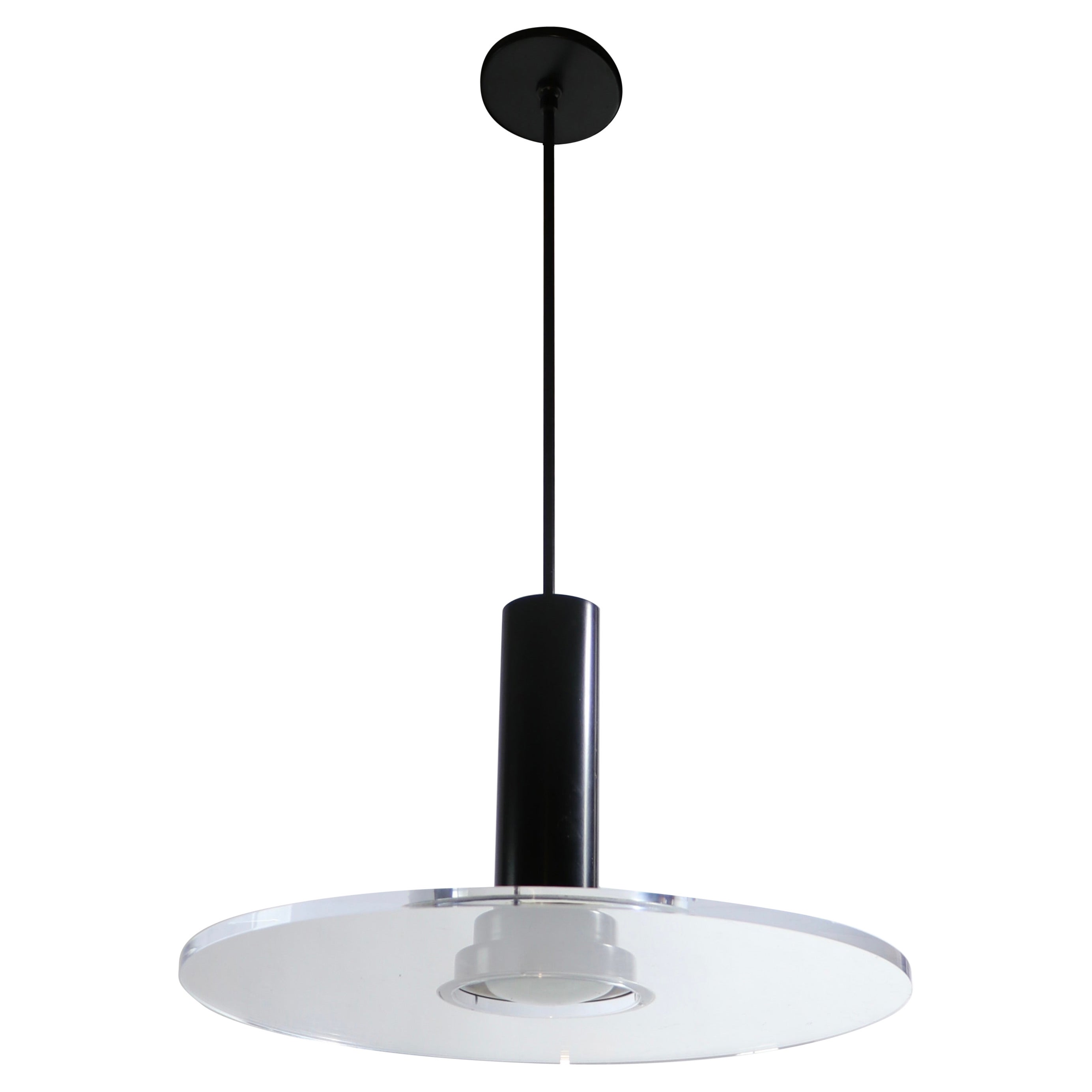 Art Deco Revival Post Modern Pendant Spotlight Chandelier by Fredrick Ramond