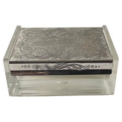 Art Deco Revival Transparent Box by WMF Germany, 1970s