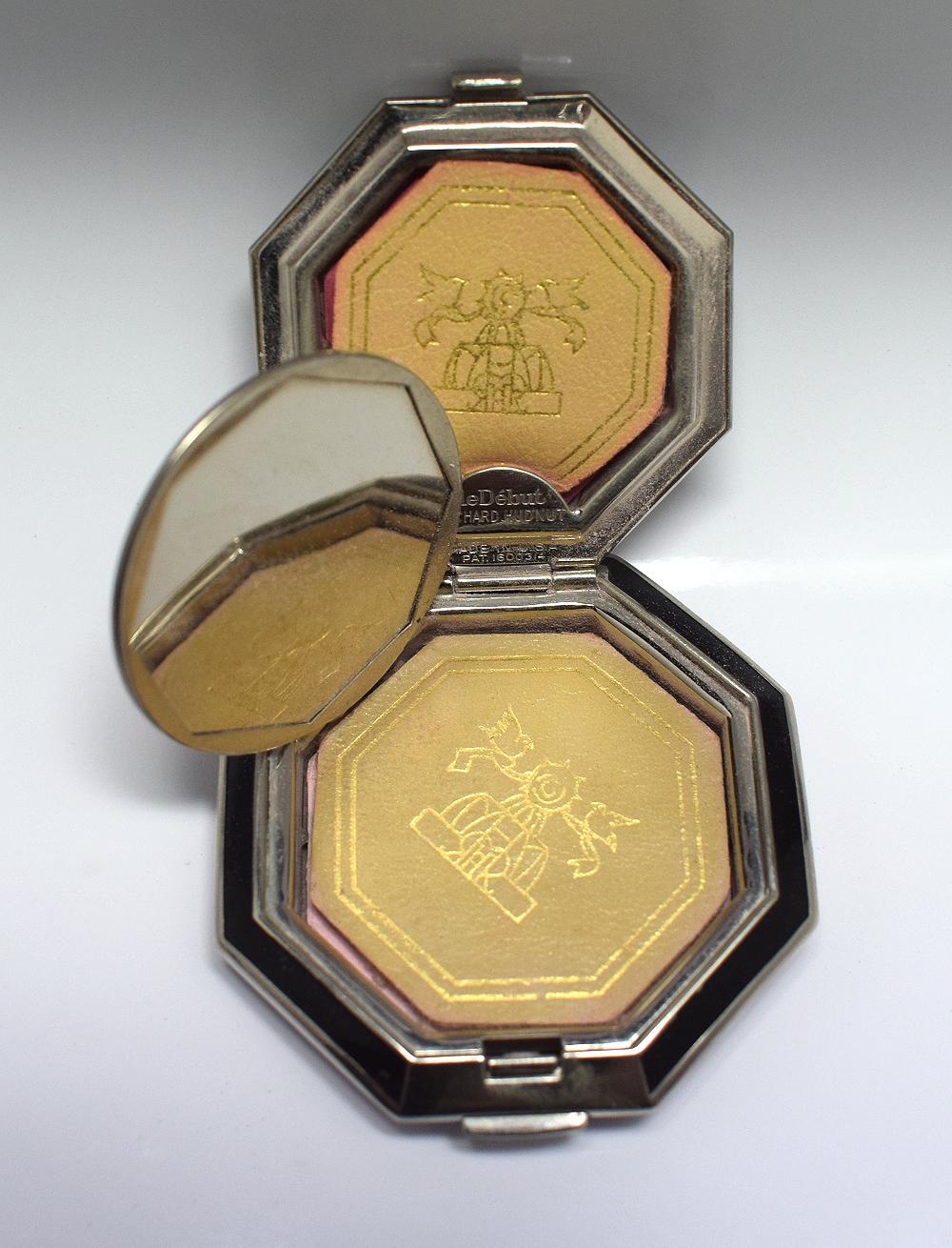 Enamel Art Deco Richard Hudnut Le Debut 'Tulip' Compact