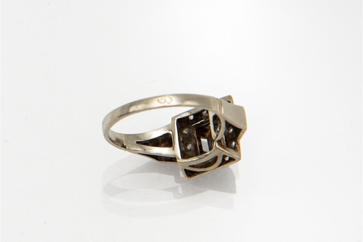 Art-Déco-Ring, Frankreich, 1930er/1940er Jahre. 2