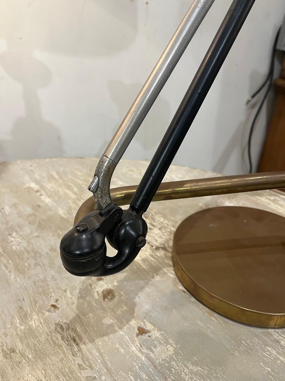 American Art Deco Dualite Ritter Dental Mfg. Articulating Desk Lamp For Sale