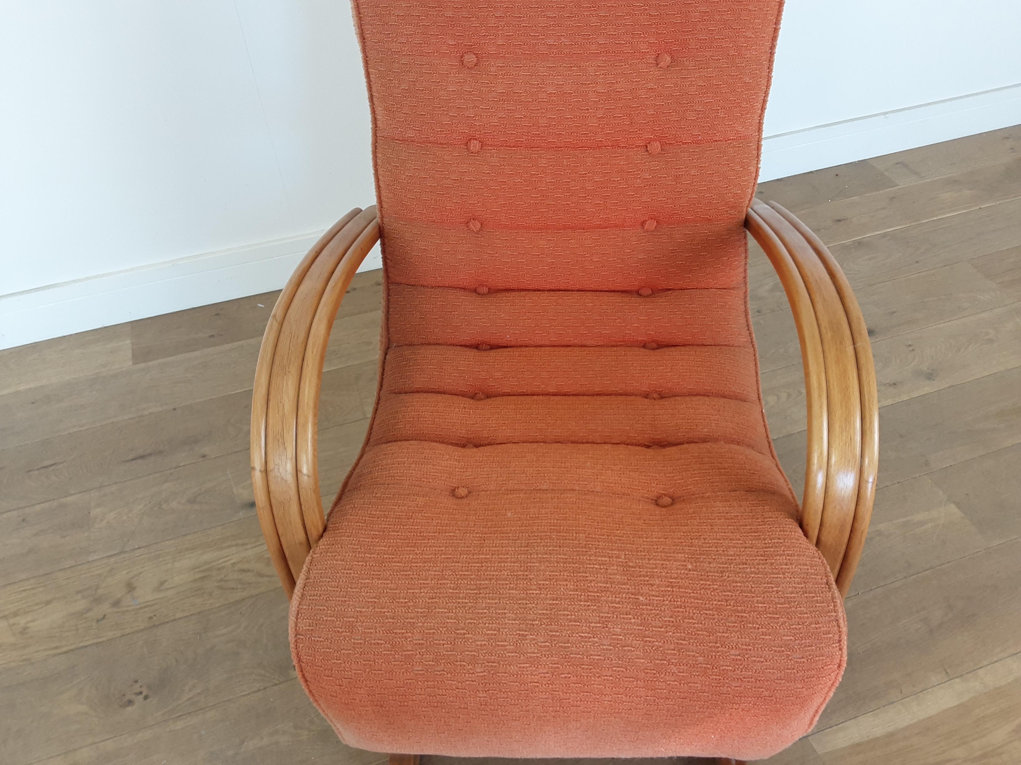 British Art Deco Rocking Chair For Sale