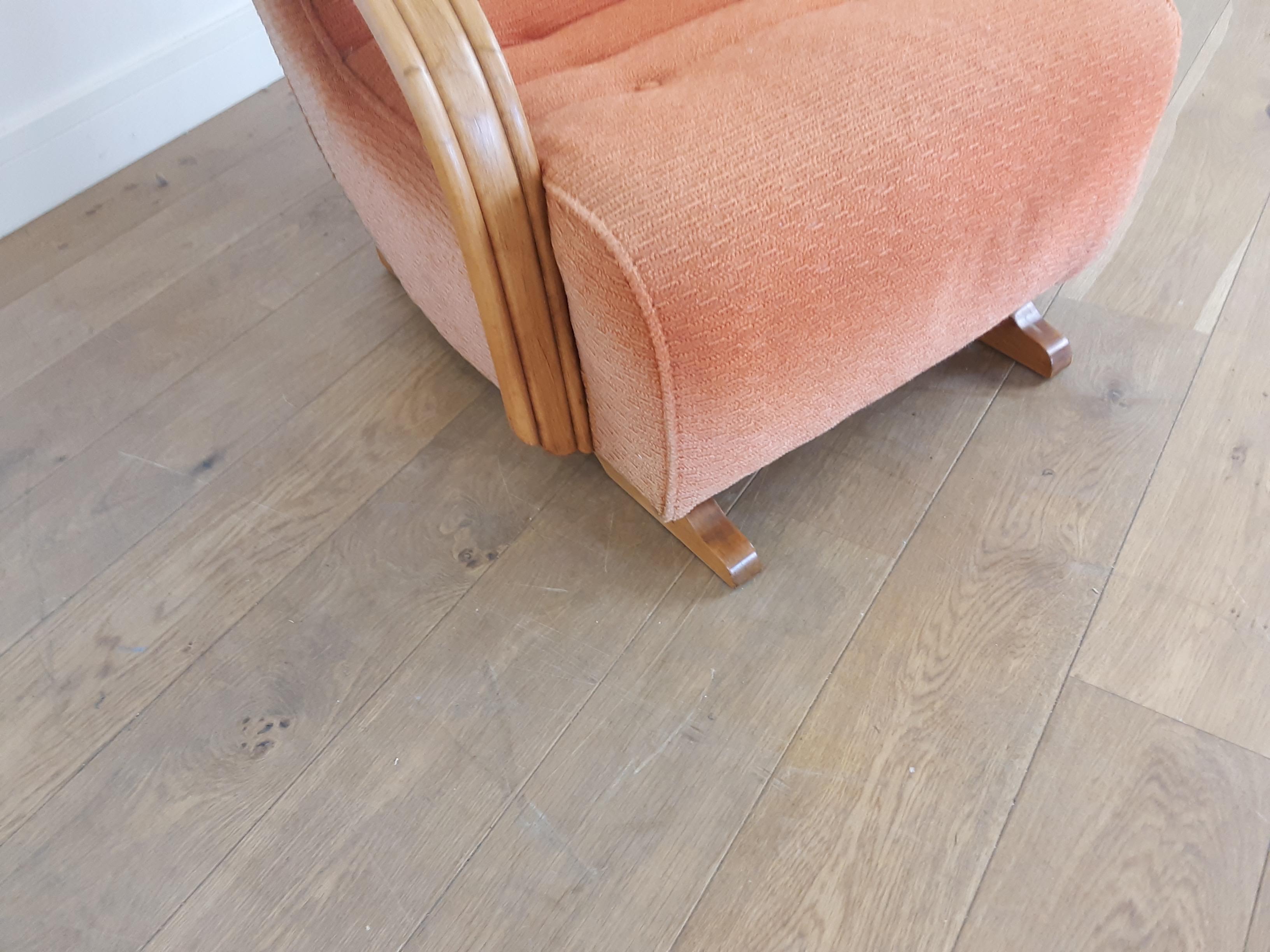 20th Century Art Deco Rocking Chair For Sale