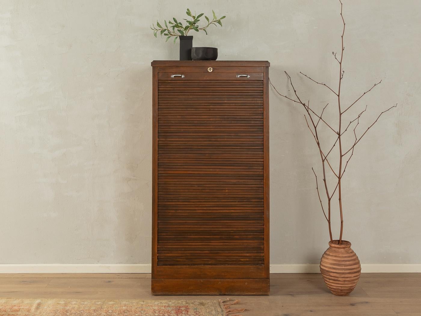 German Art déco roller shutter cabinet
