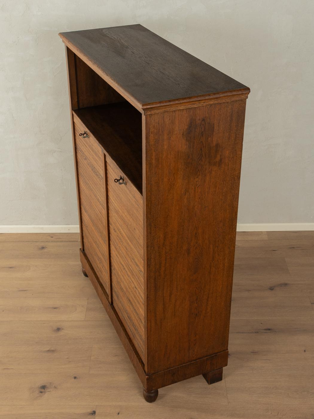 Early 20th Century Art déco roller shutter cabinet