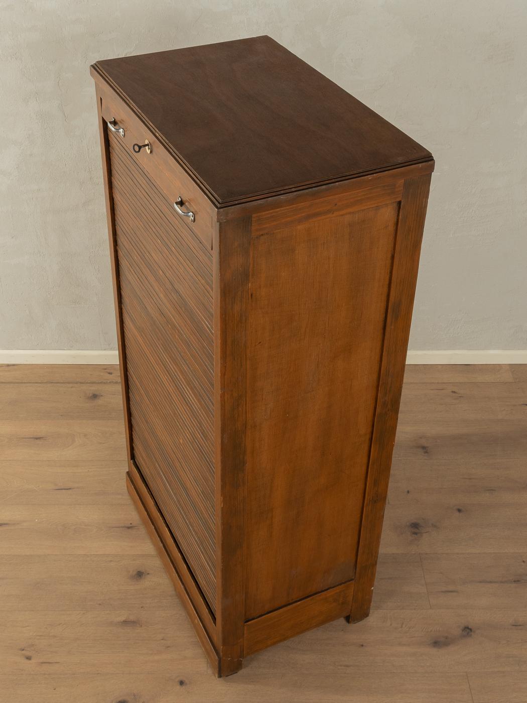 Early 20th Century Art déco roller shutter cabinet