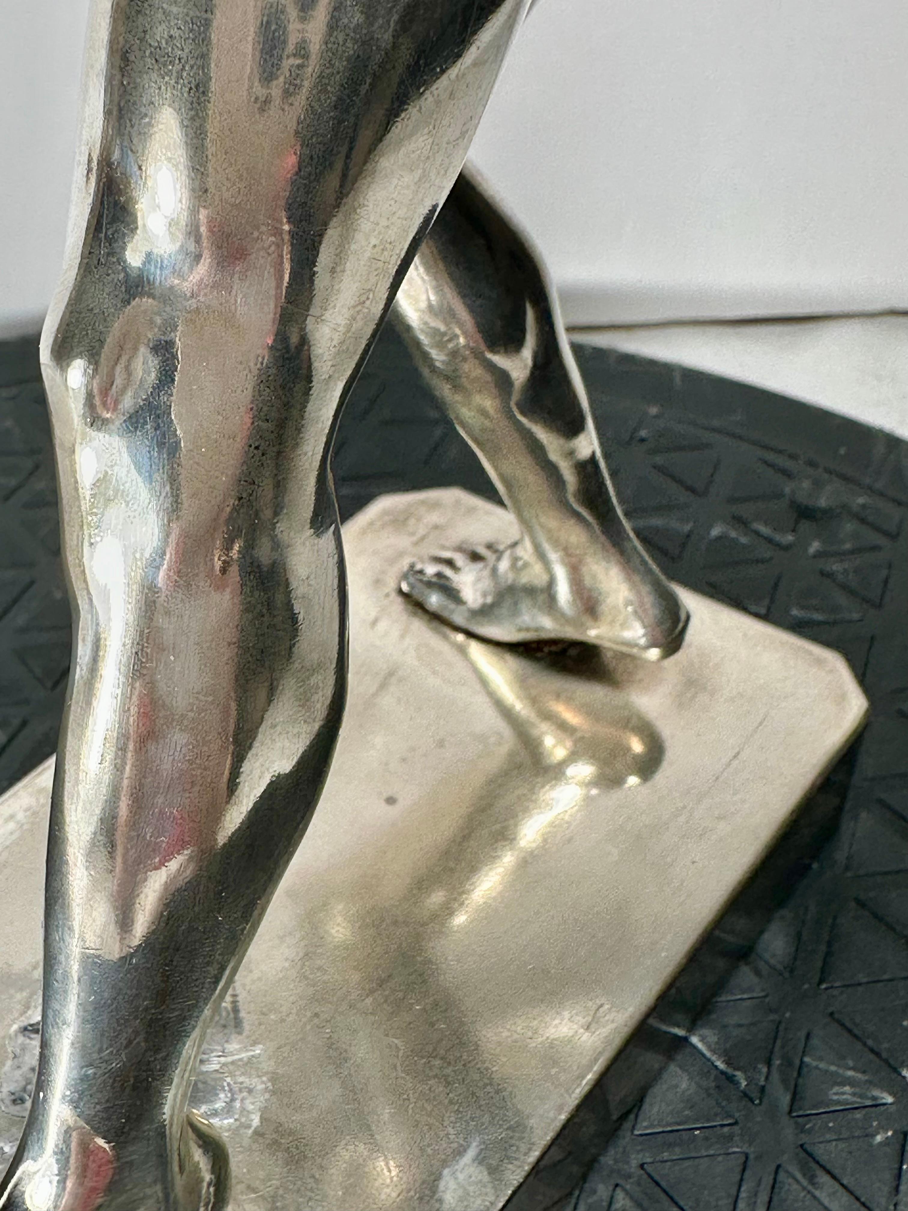 Art Deco Roman Archer Statue by Hermann Eichberg For Sale 4