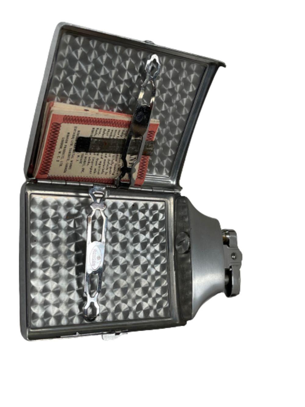 Art Deco Ronson Mastercase Cigarette Lighter Case Combo With Original Box For Sale 1