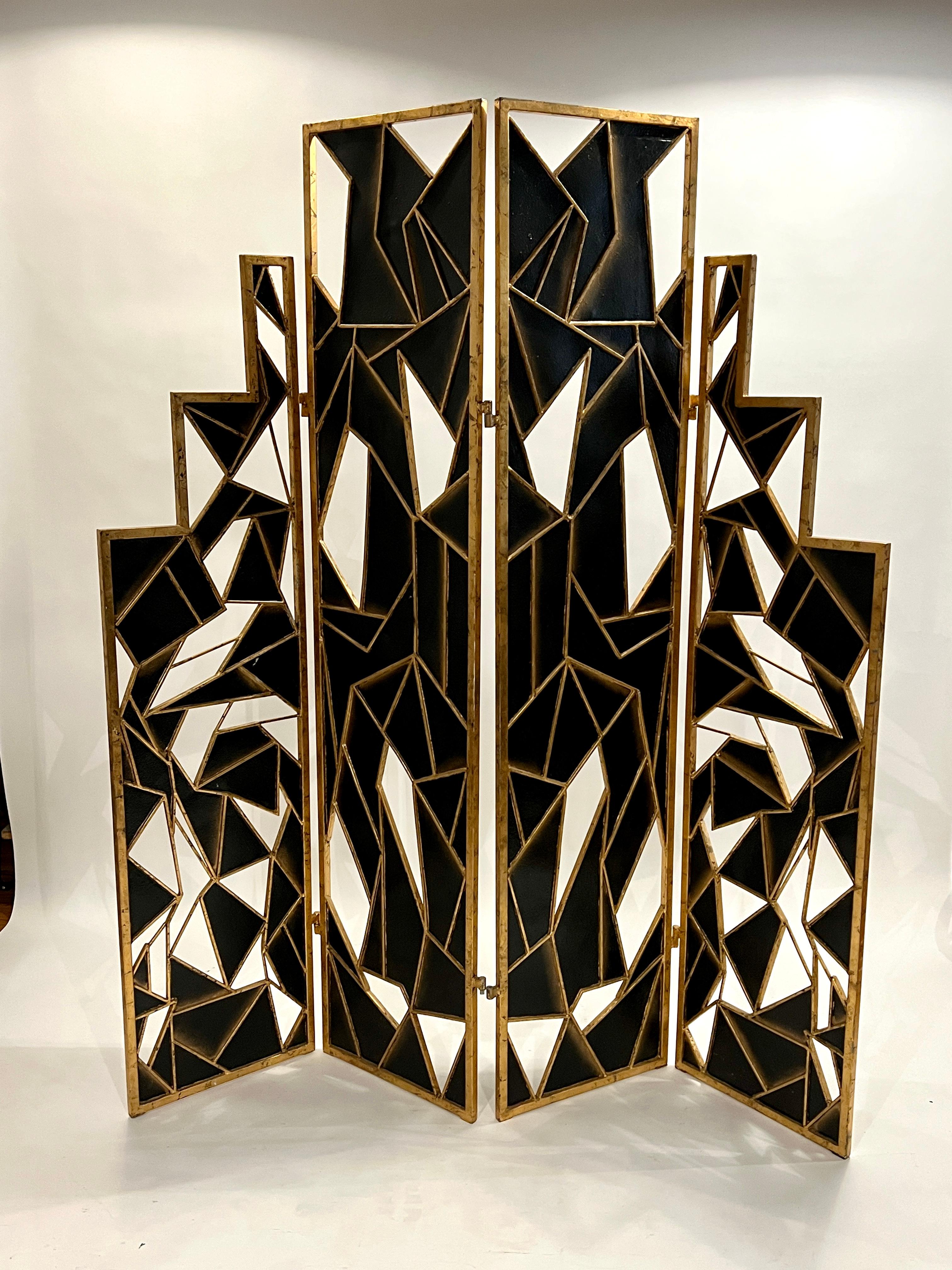 Art Deco Room Divider In Good Condition For Sale In Chicago, IL