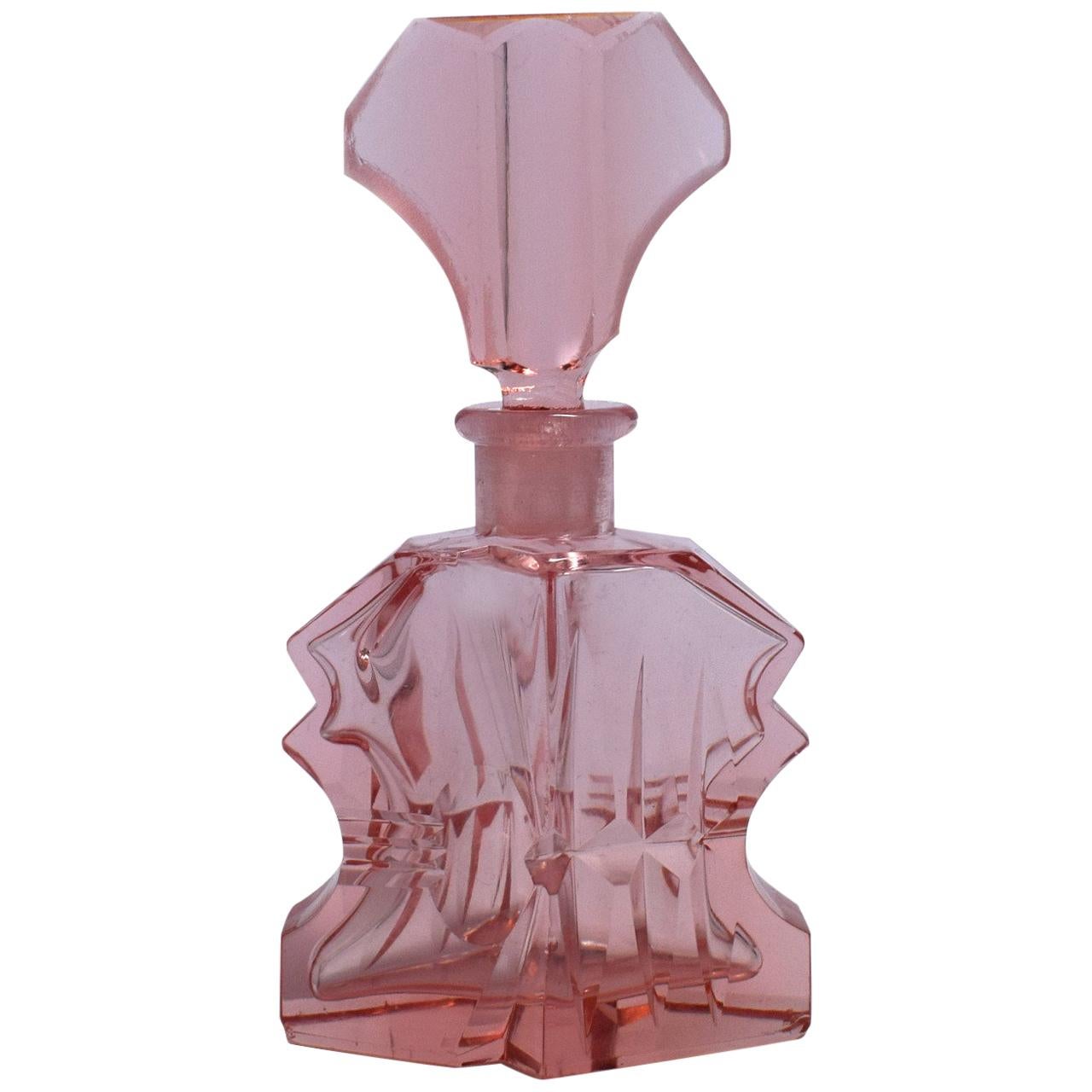 Collection of Three Art Glass Perfume Bottles For Sale at 1stdibs