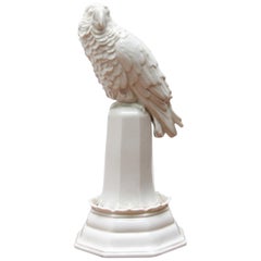 Art Deco Rosenthal Porcelain Parrot Sculpture, 1930s