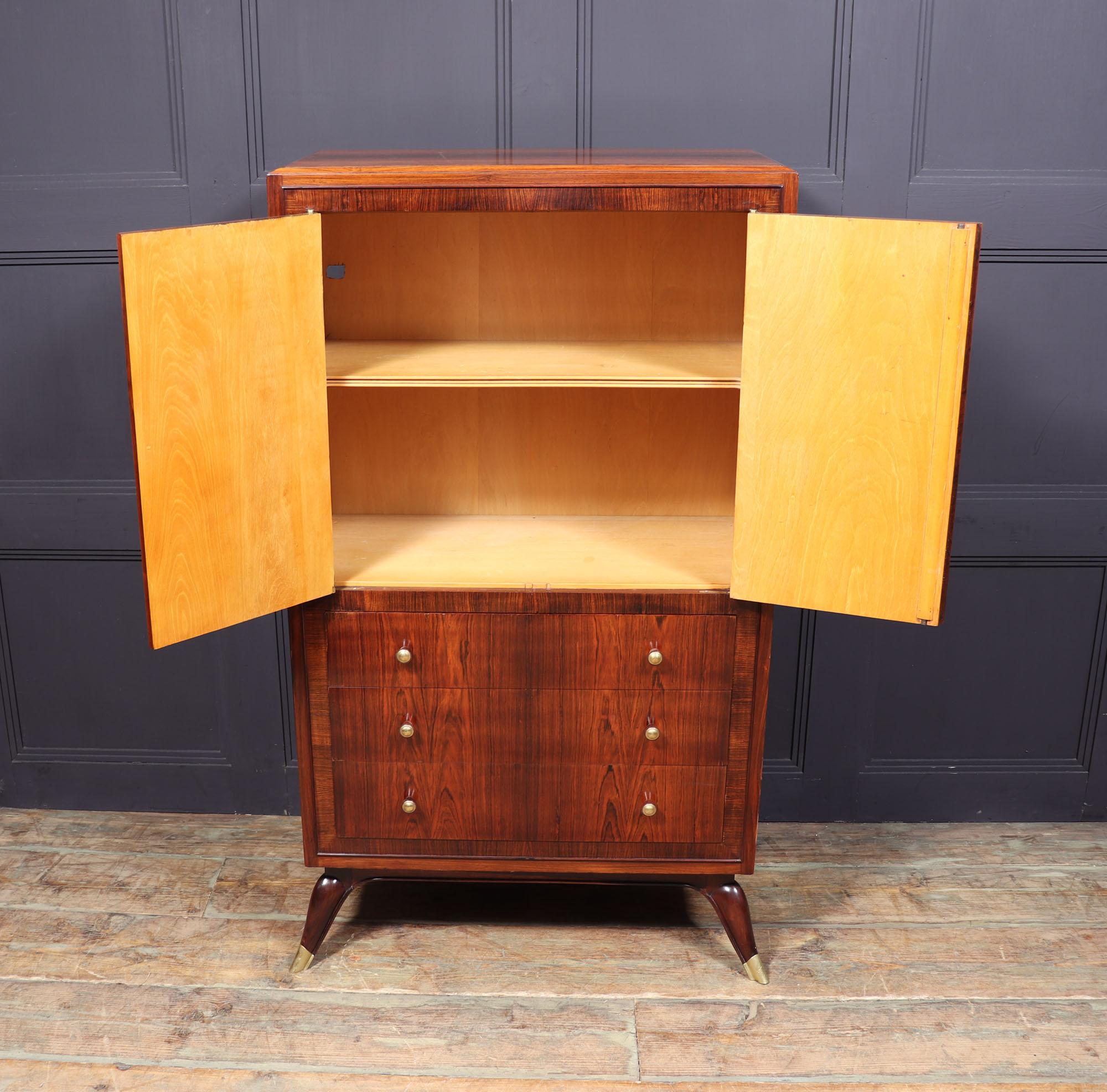 Art Deco Rosewood Cabinet in The Manner of Ruhlman 5