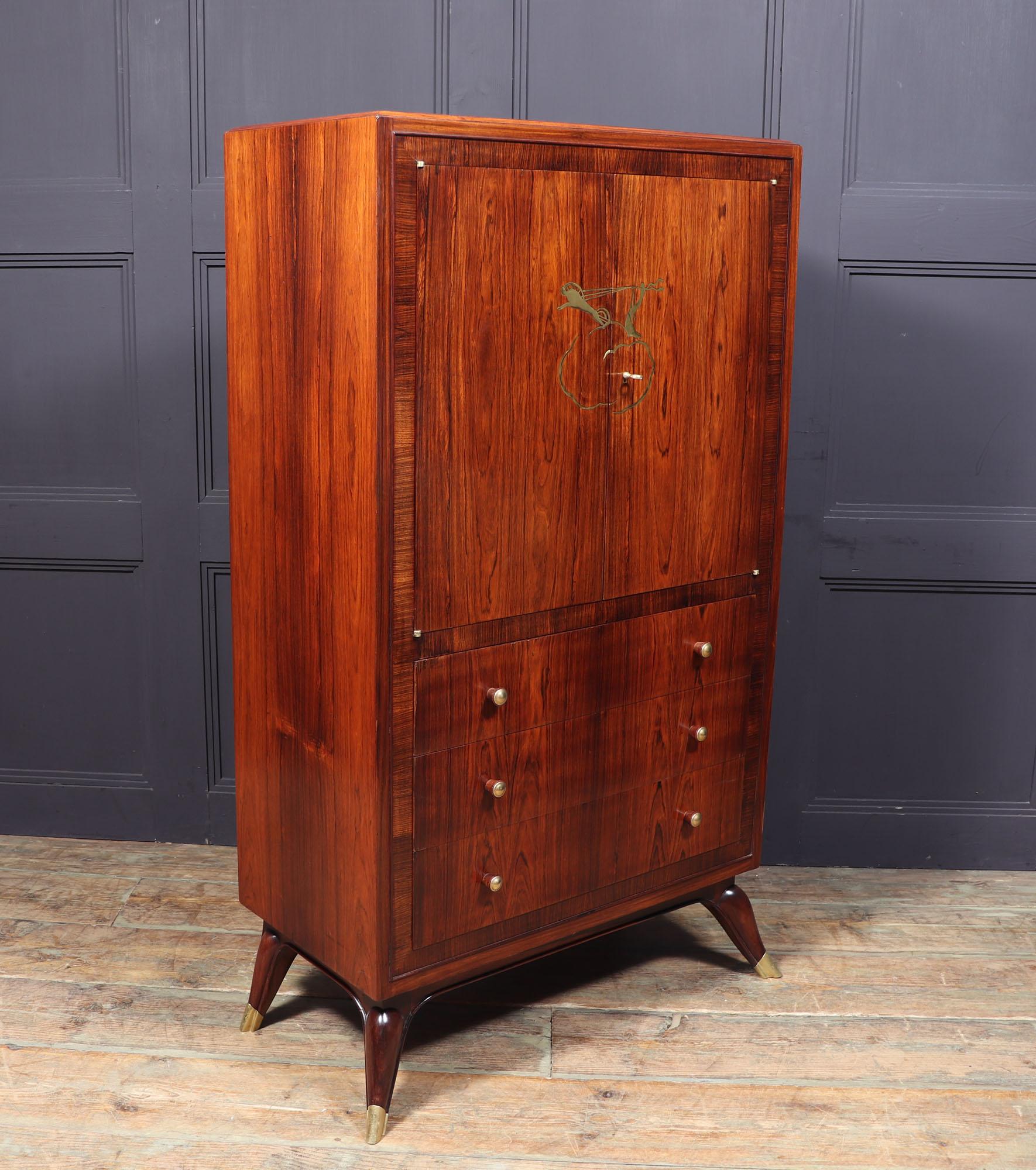 Art Deco Rosewood Cabinet in The Manner of Ruhlman 8