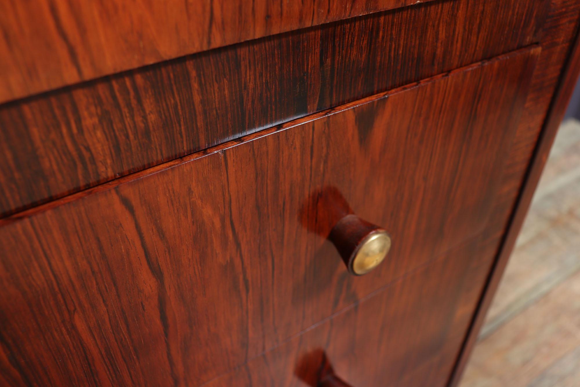Art Deco Rosewood Cabinet in The Manner of Ruhlman 4