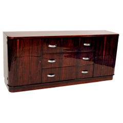 Art Deco Rosewood Cabintet by Jacques Adnet