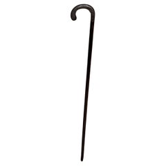 Art Deco-Läufer für Spaziergänger aus Rosenholz, Sterling-Kochgriff