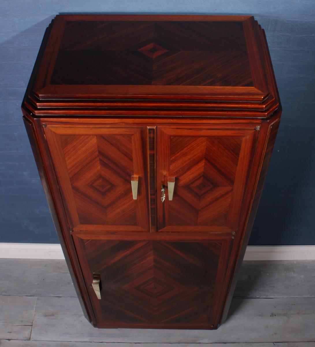 Art Deco Rosewood Cocktail Cabinet 4