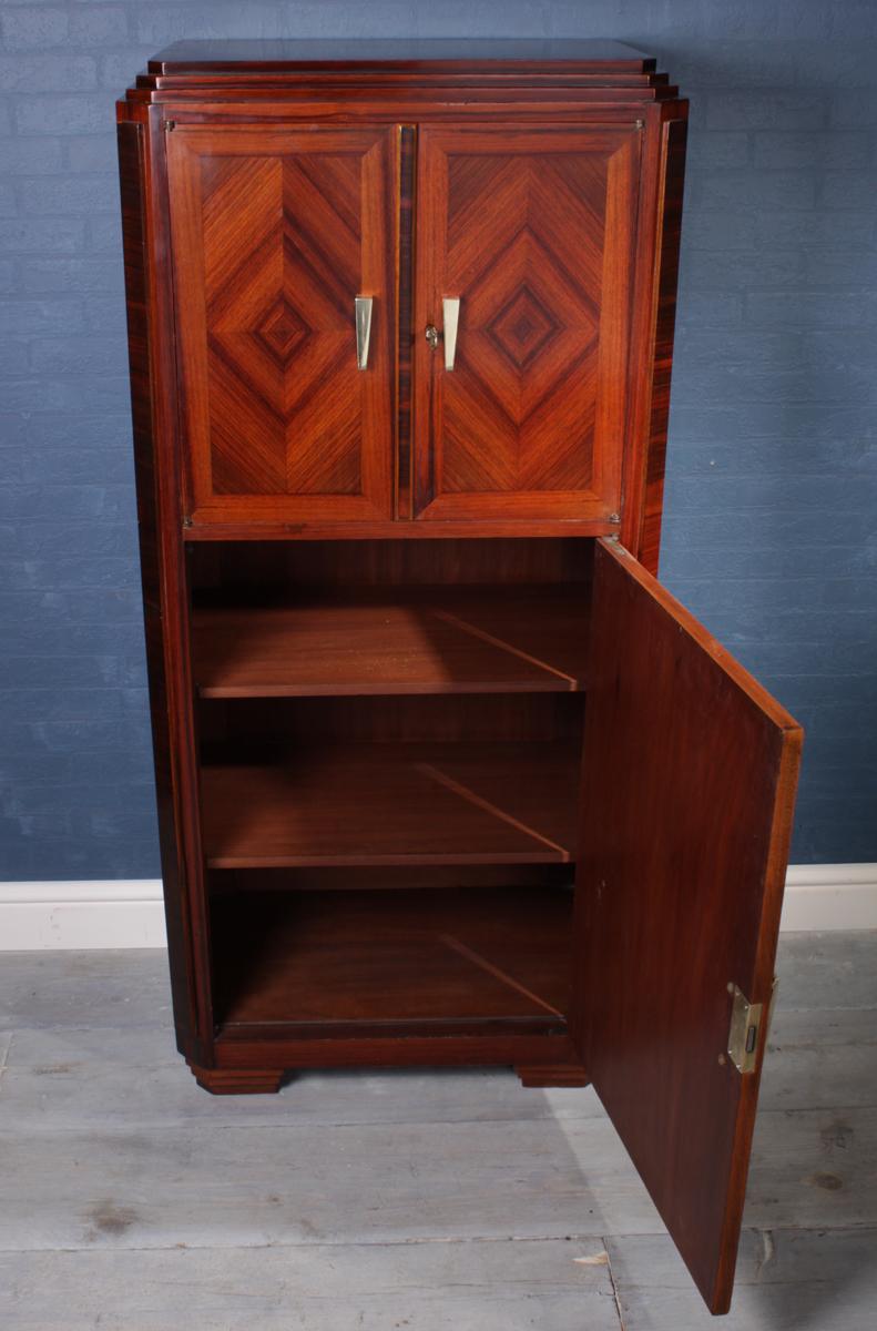 Art Deco Rosewood Cocktail Cabinet 6