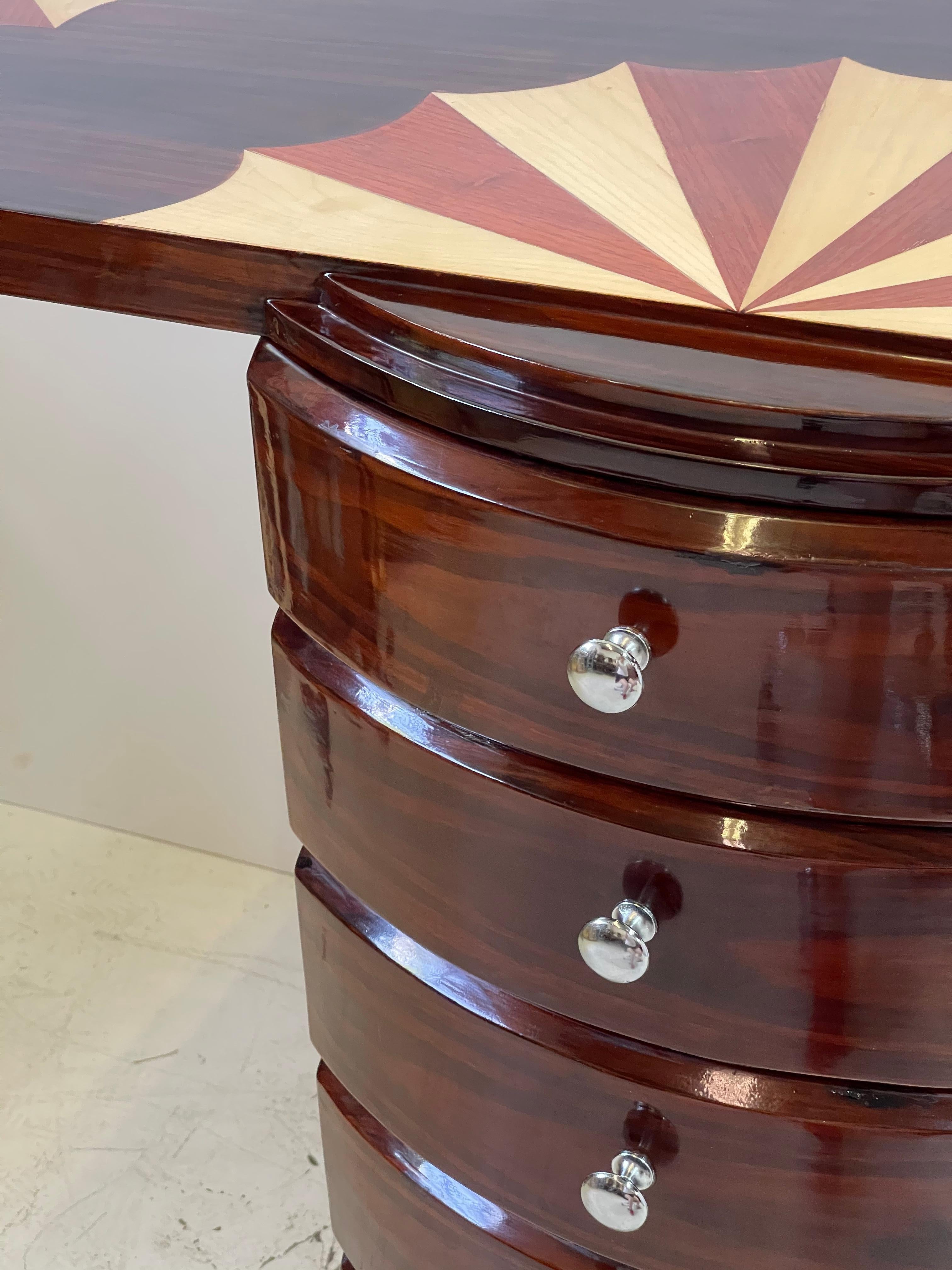 Art Deco Rosewood Console Table 7