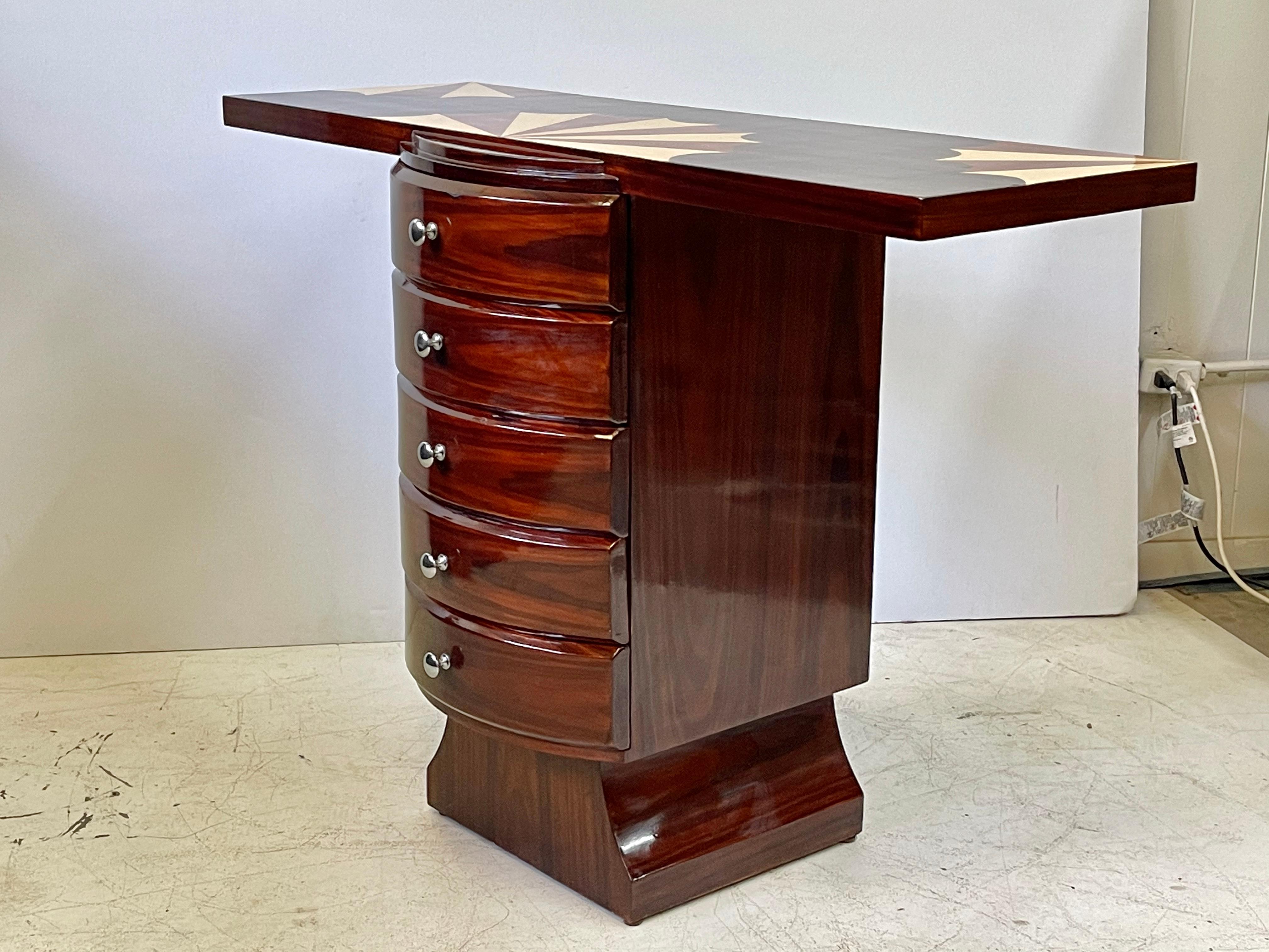 Art Deco Rosewood Console Table 2