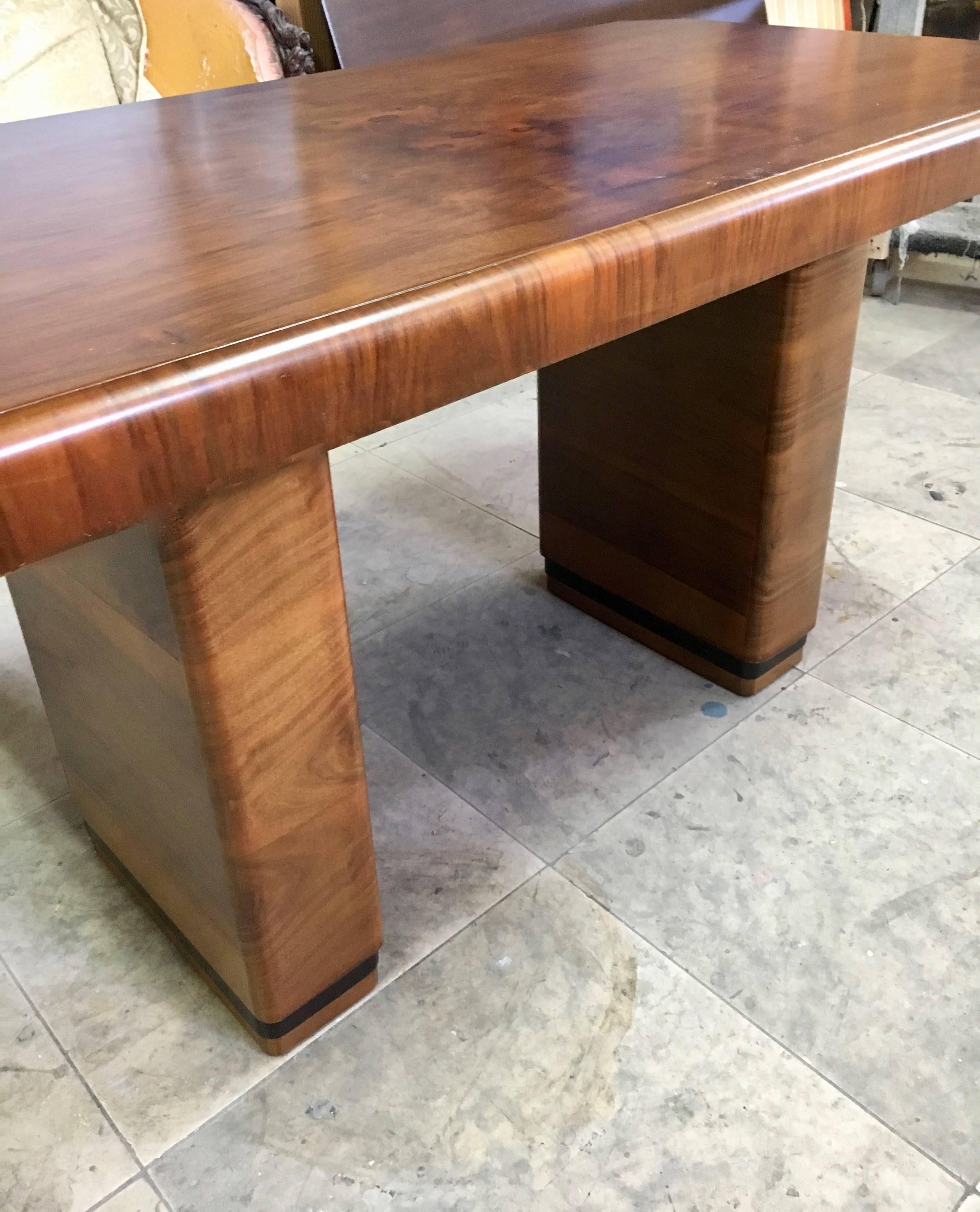 Rosewood Art Deco Desk or Console Table 3