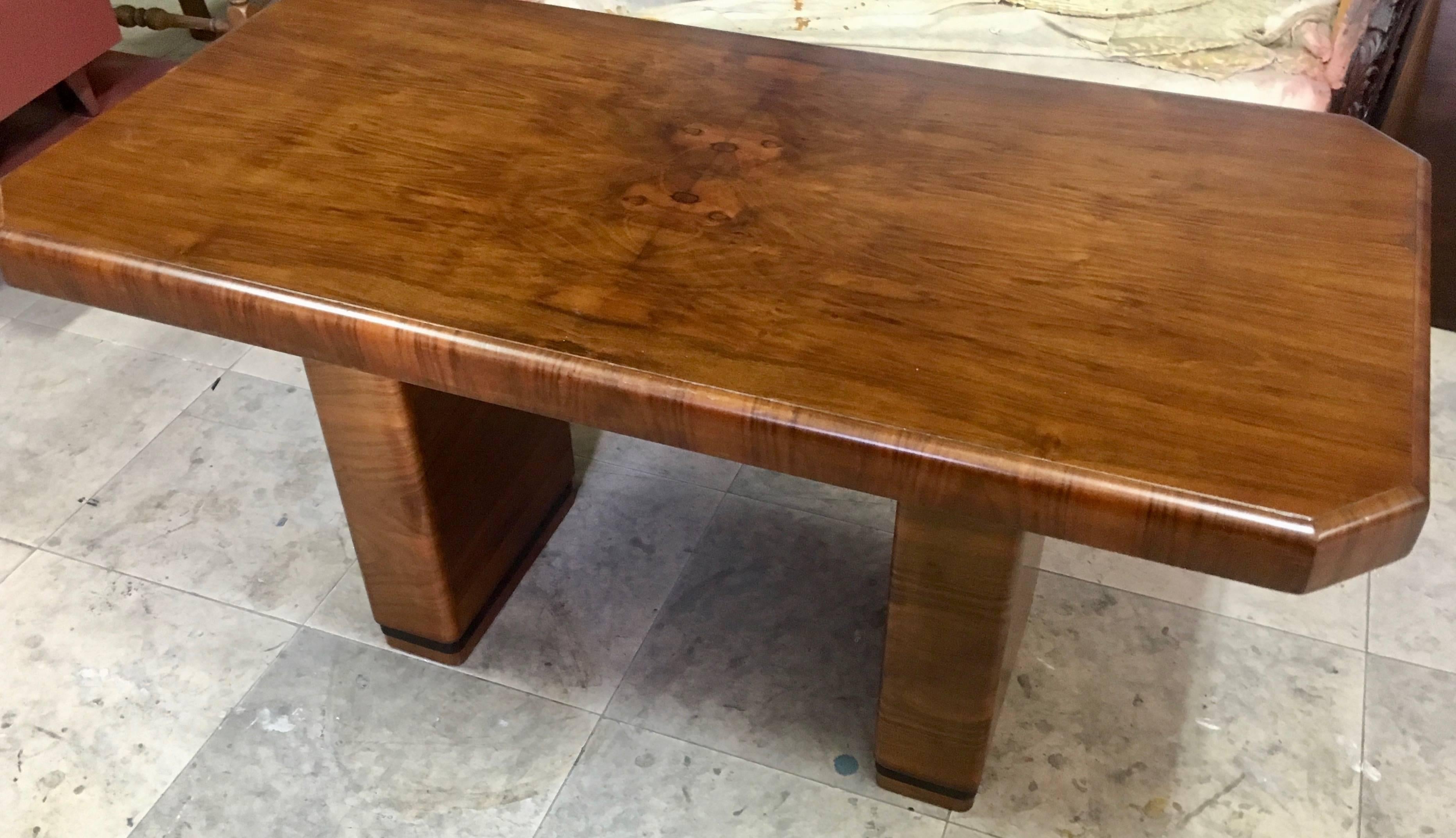 Rosewood Art Deco Desk or Console Table 4