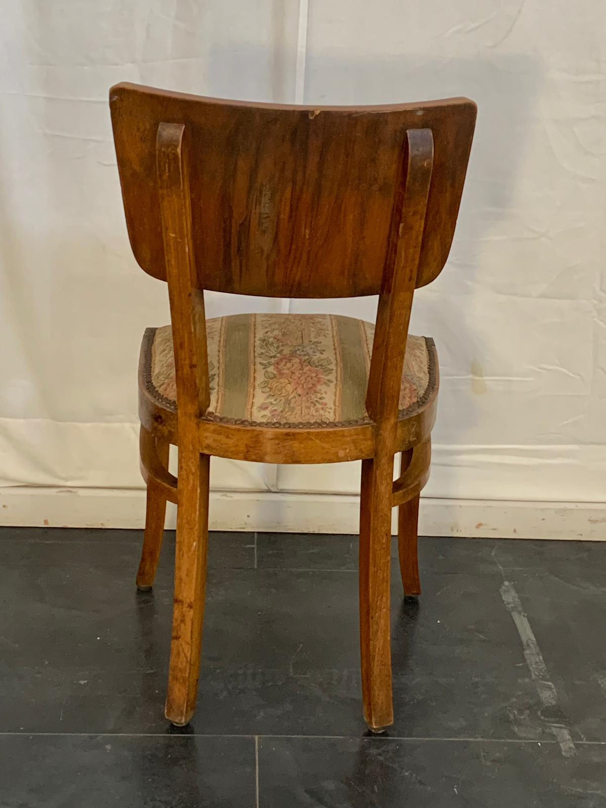 Art Deco Rosewood Dining Chairs, 1930s, Set of 4 For Sale 7
