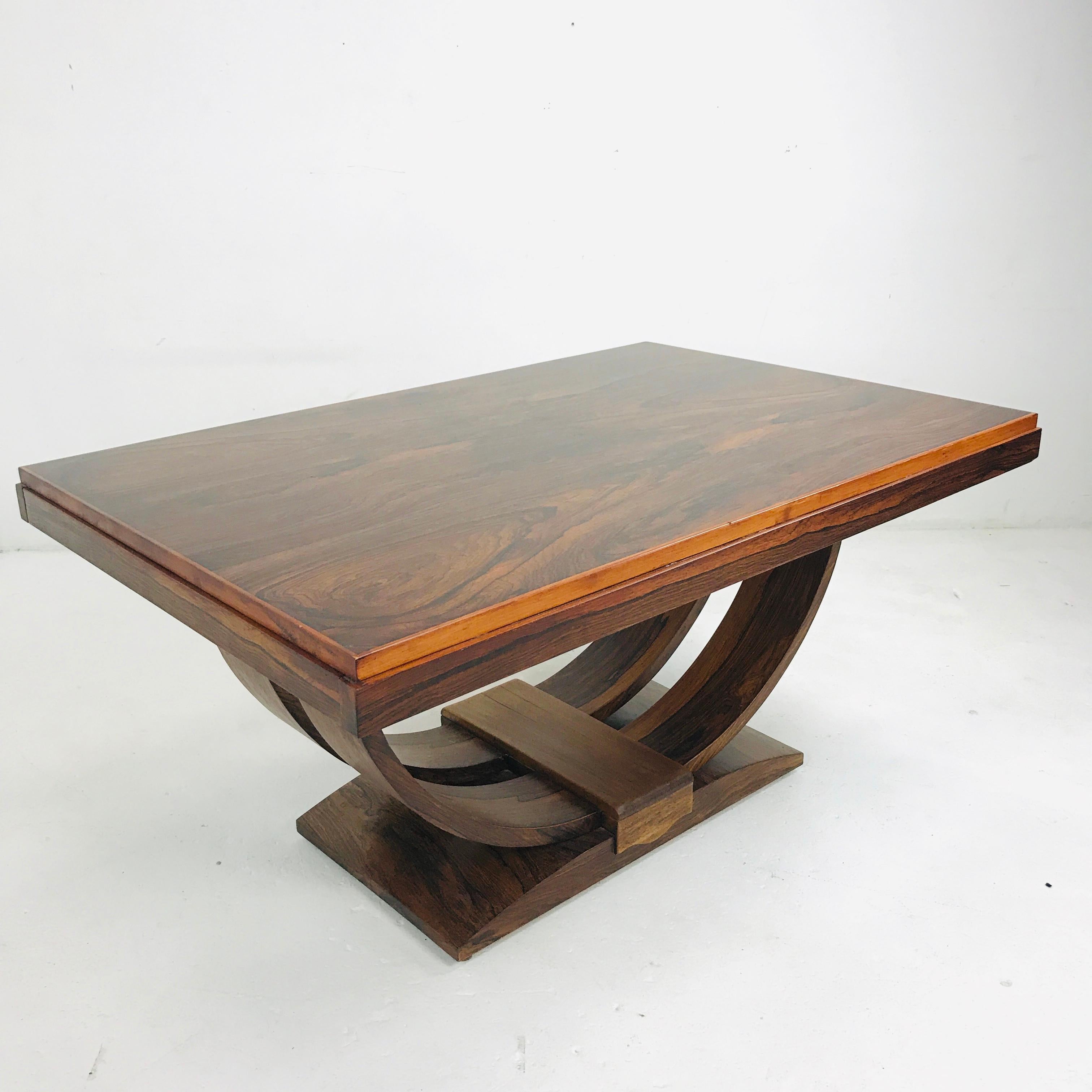 Art Deco Rosewood Dining Table 7