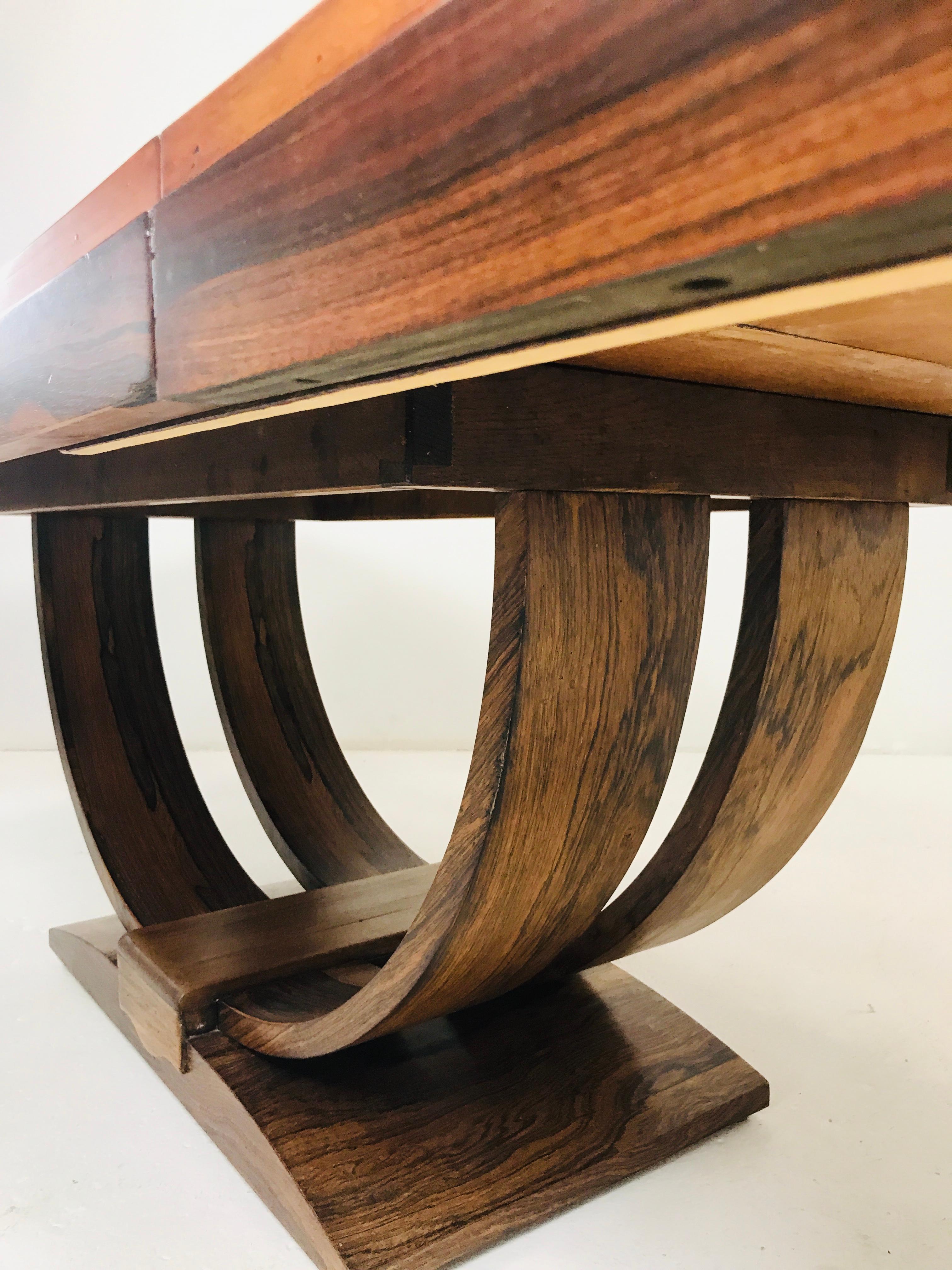 Art Deco Rosewood Dining Table 14