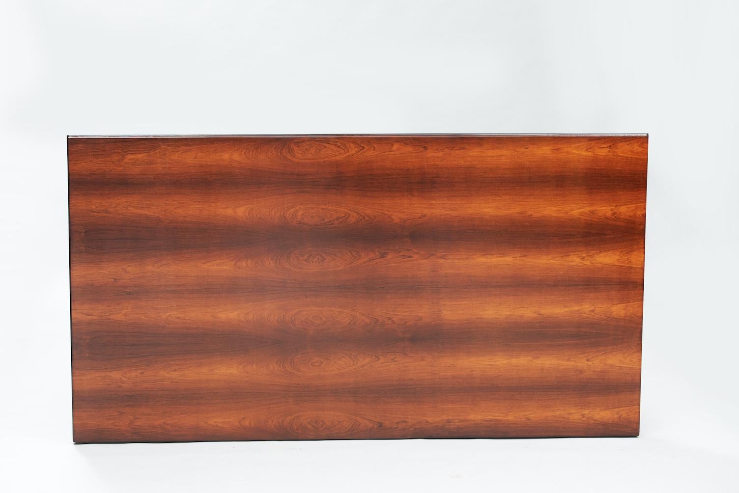 French Art Deco Rosewood Dining Table For Sale