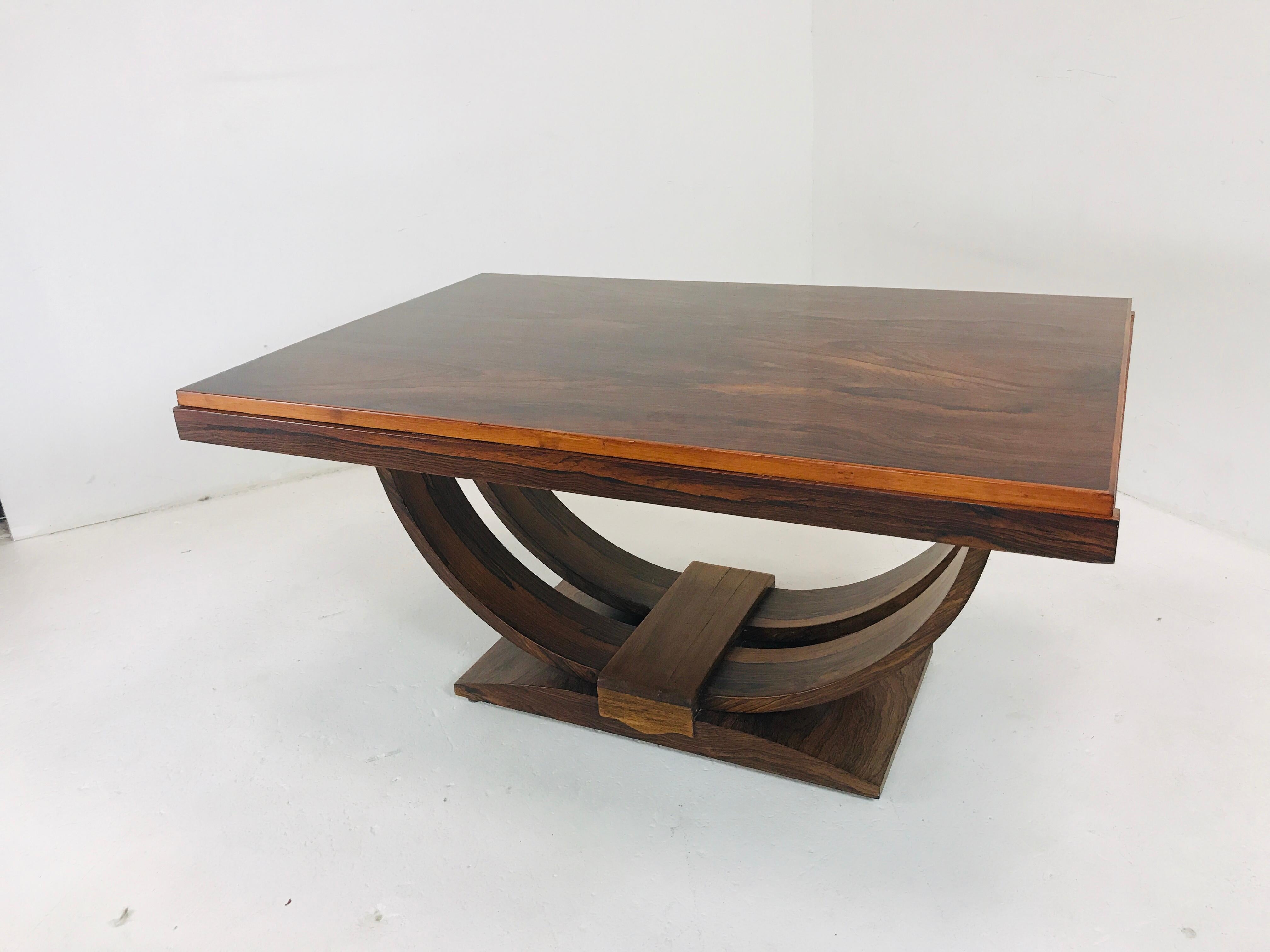 Art Deco Rosewood Dining Table 1
