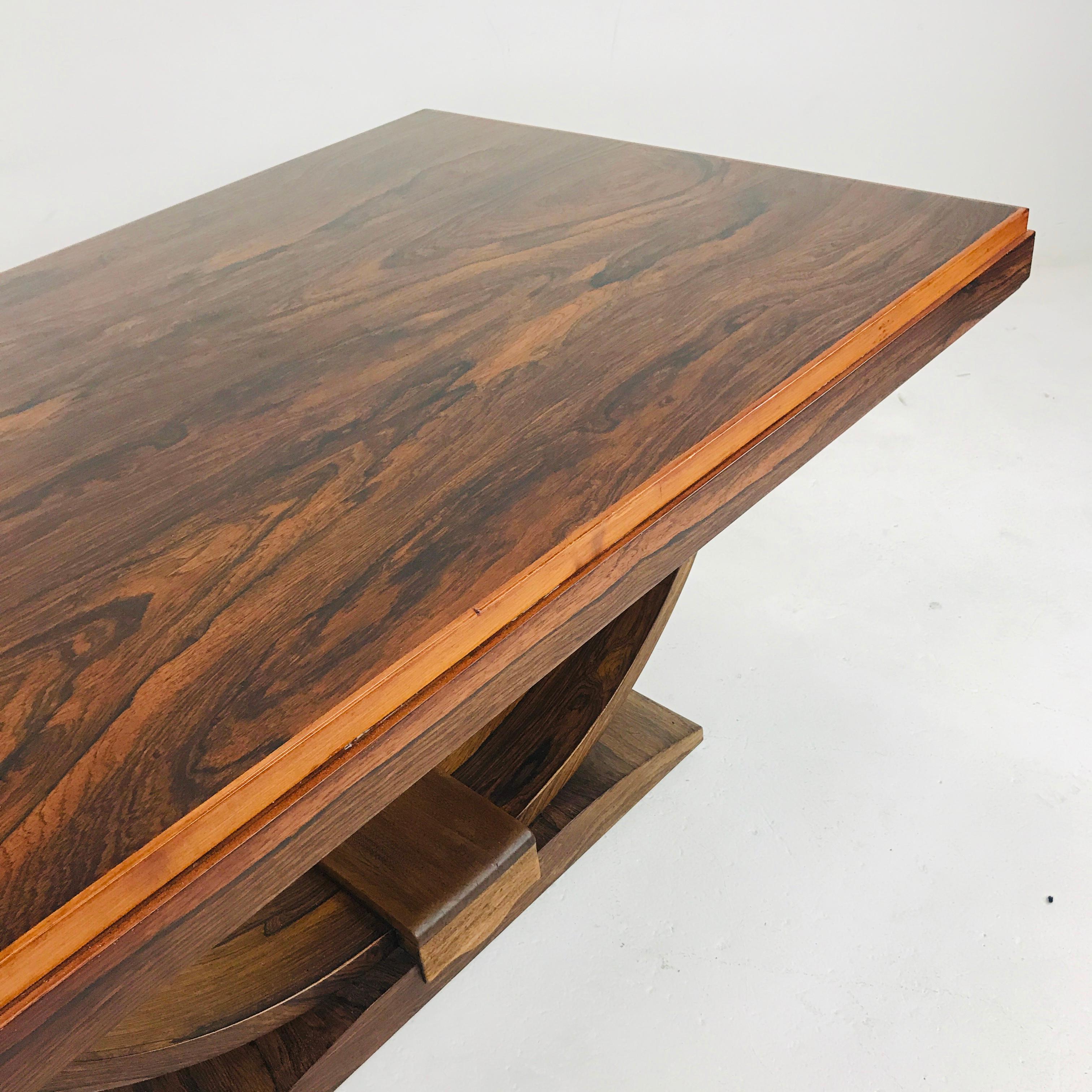 Art Deco Rosewood Dining Table 4
