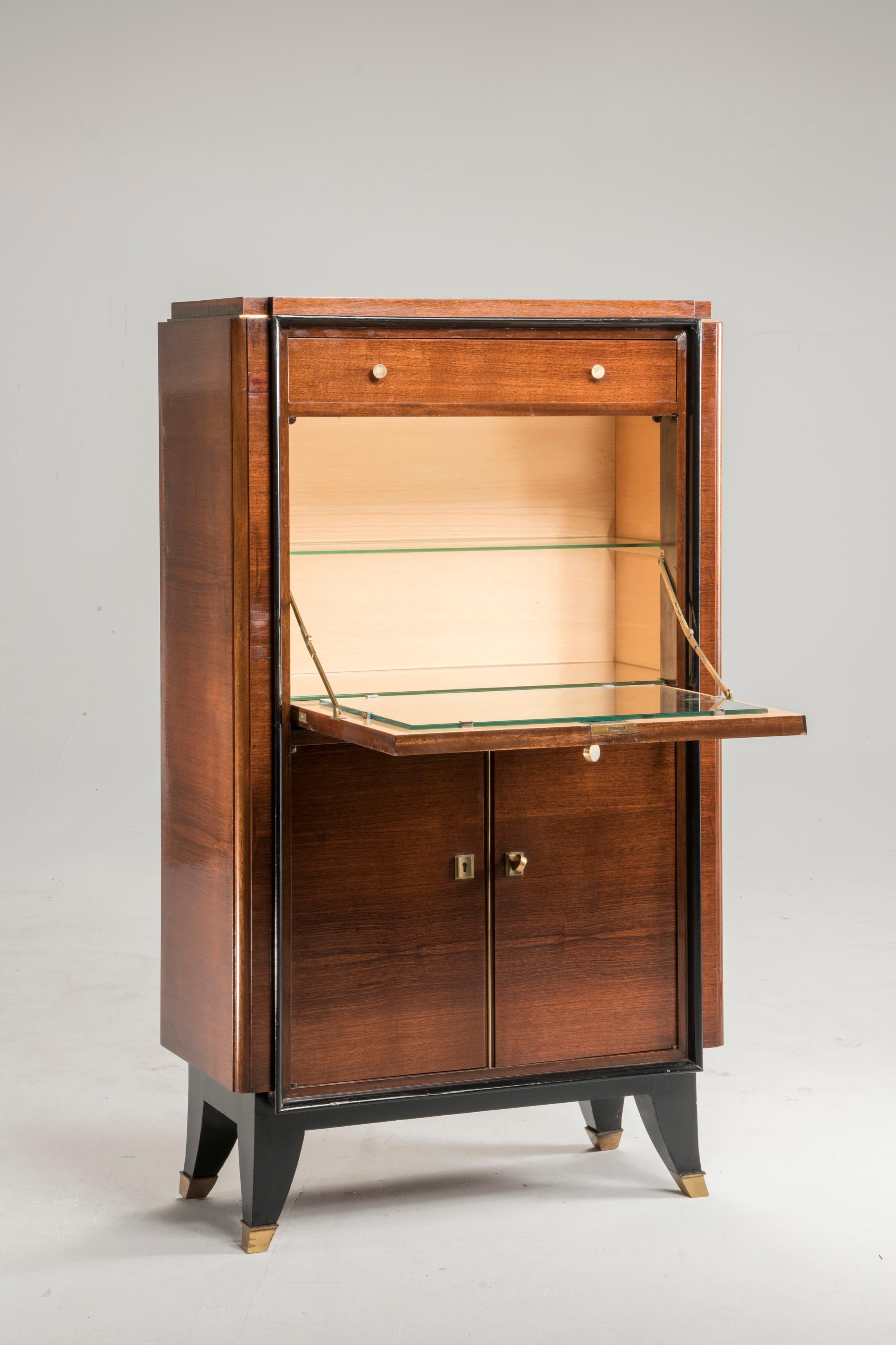 drop down bar cabinet