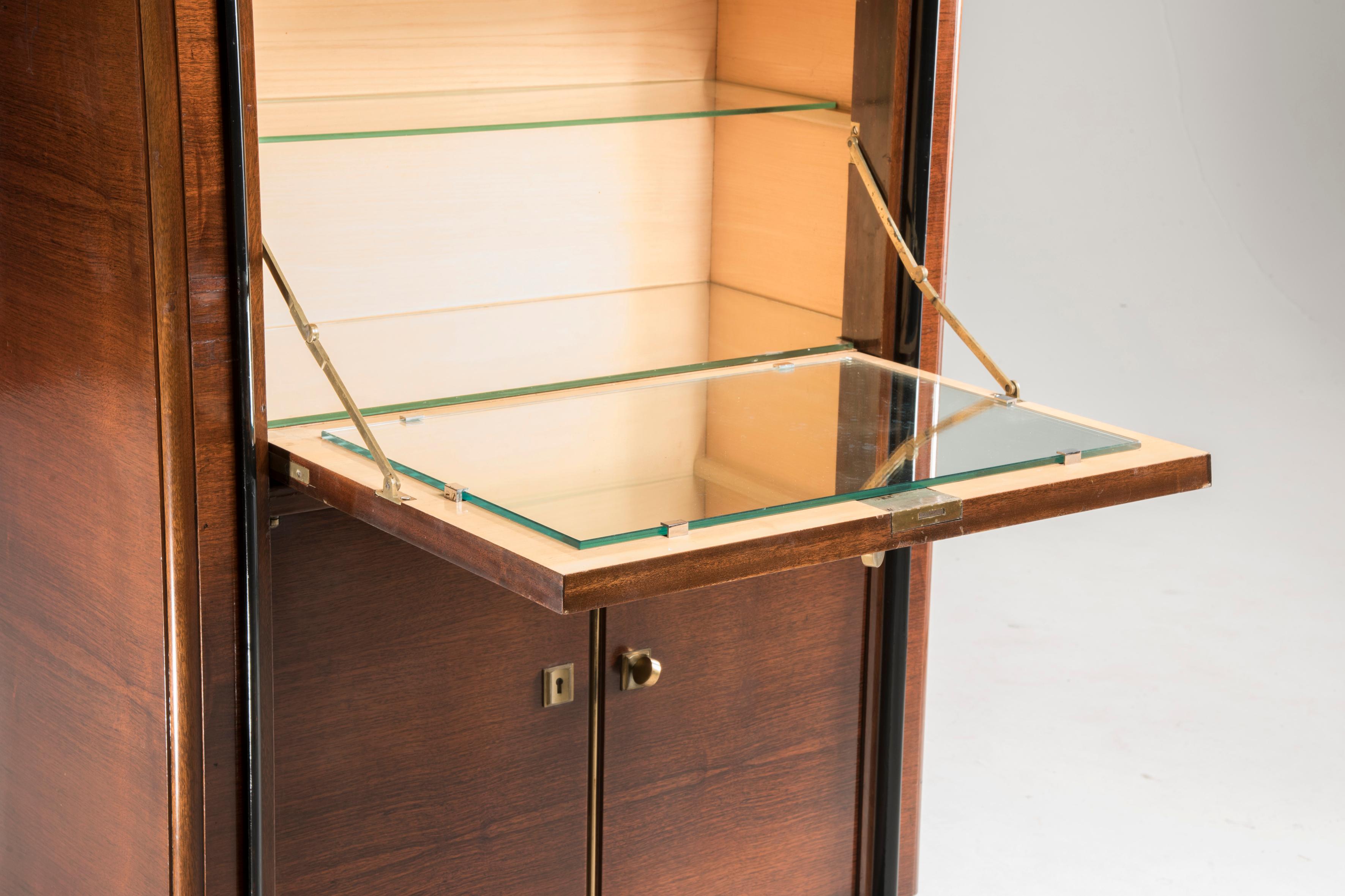 pull down bar cabinet