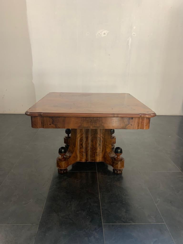 Art Deco Rosewood & Marble Dining Room Set, 1930s, Set of 10 For Sale 2