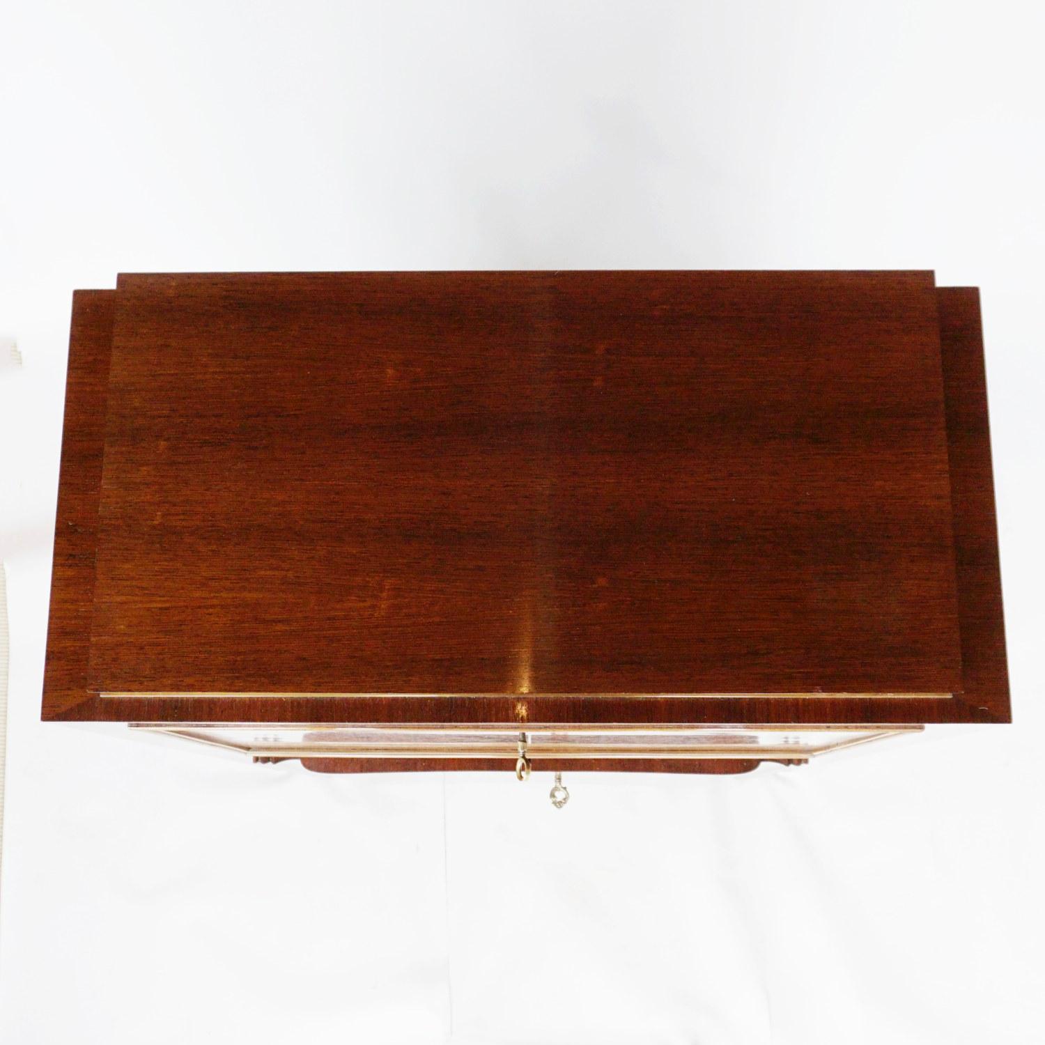 Art Deco Rosewood Marquetry Cocktail Cabinet by Jules Leleu 10