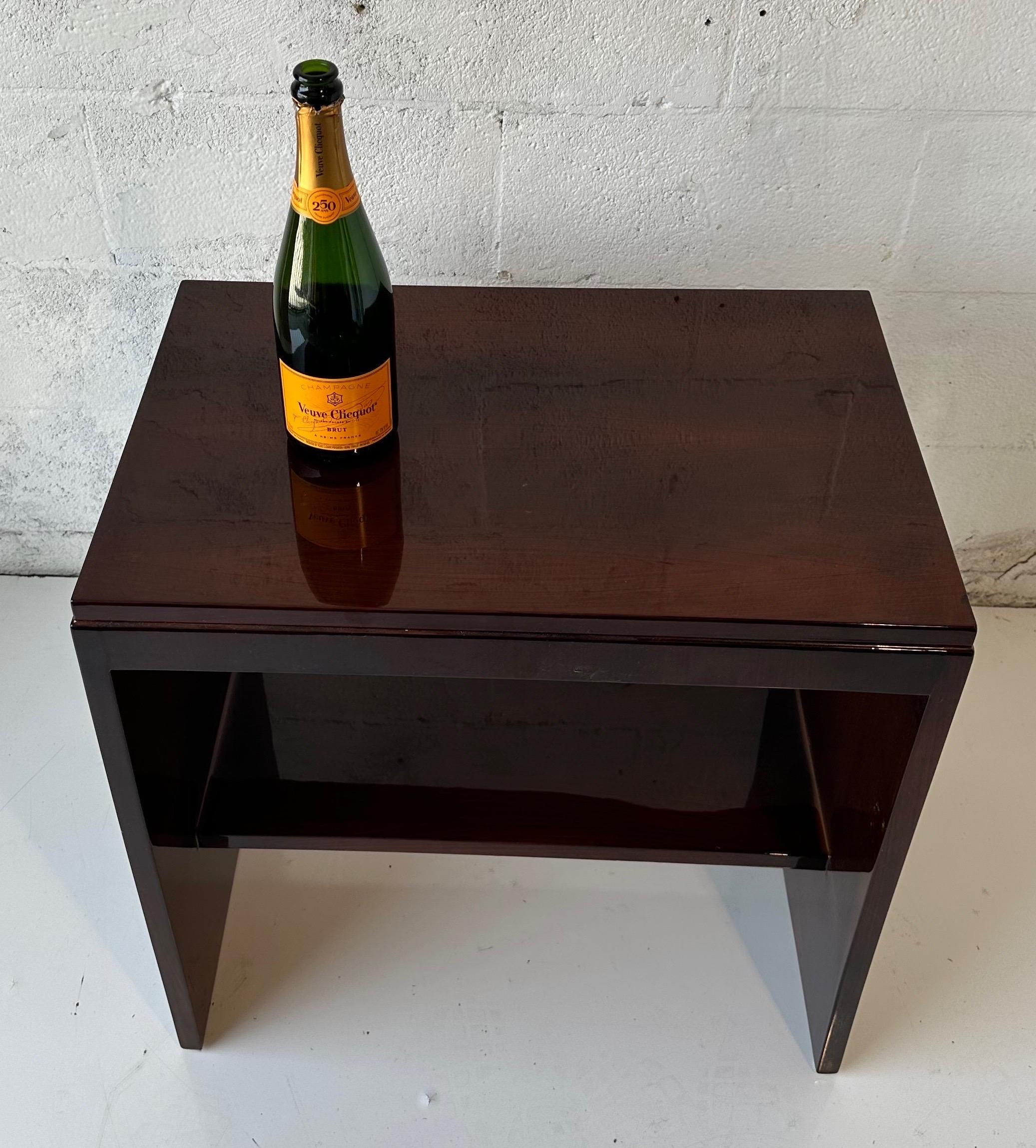 Art Déco Rosewood Side Table  For Sale 1
