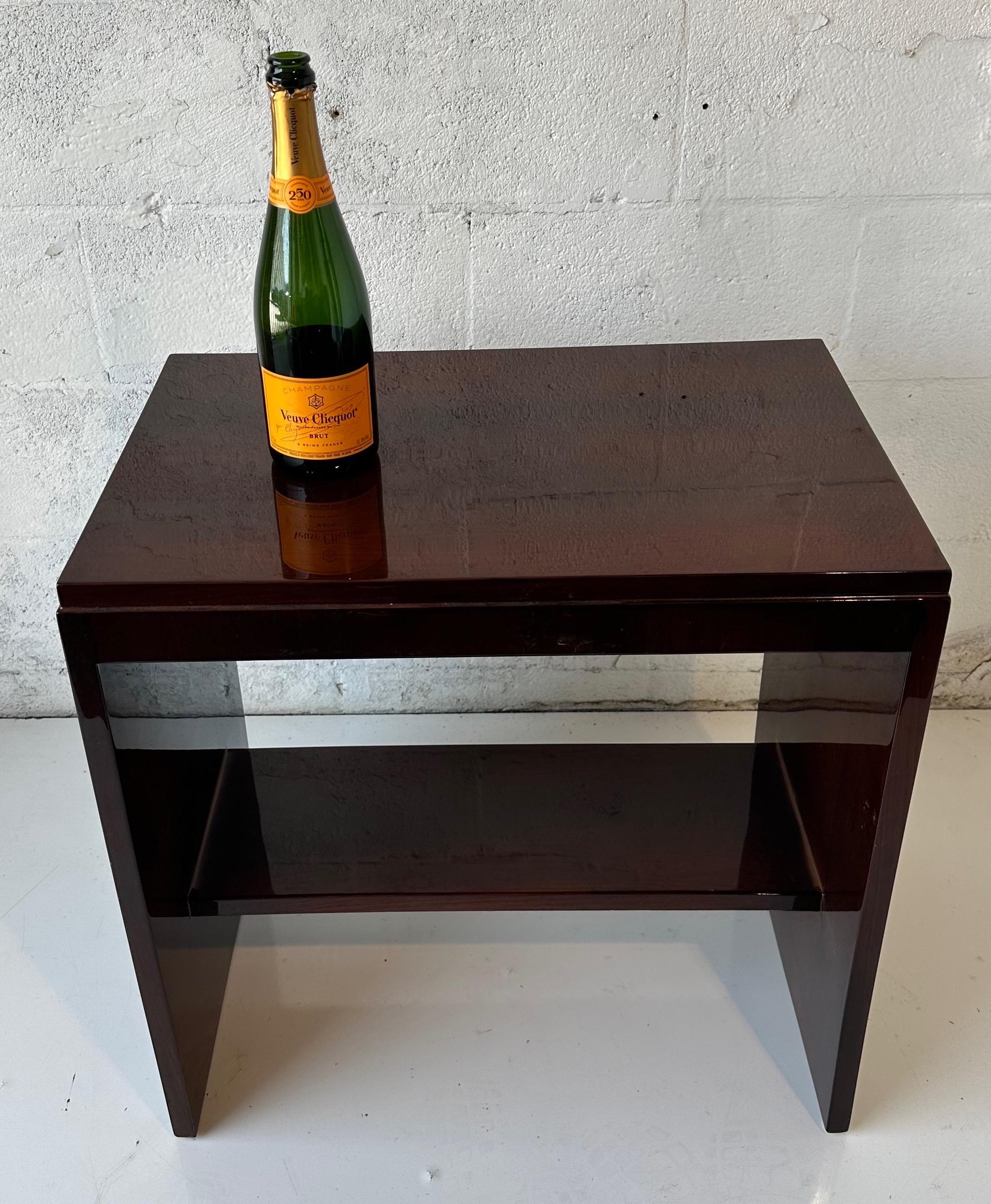 Art Déco Rosewood Side Table  For Sale 2