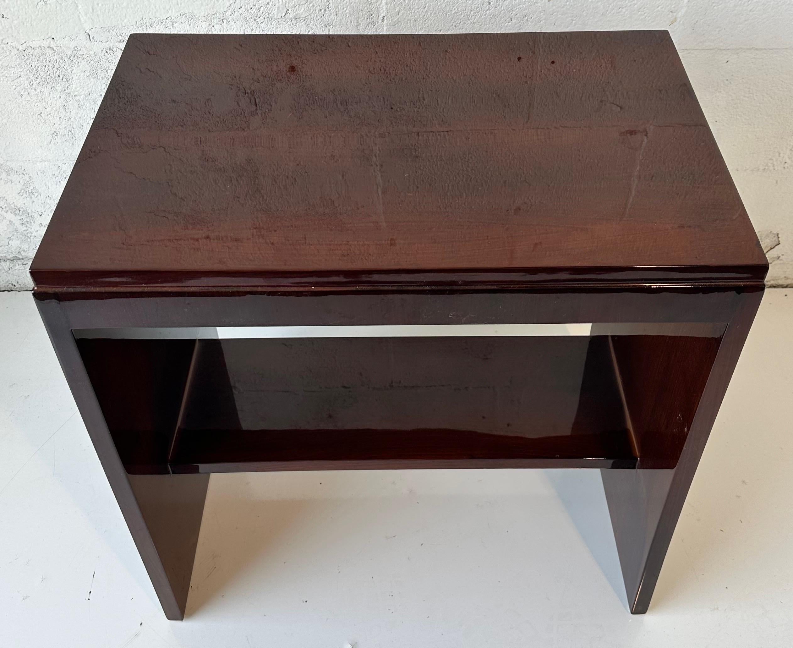 Art Déco Rosewood Side Table  For Sale 3