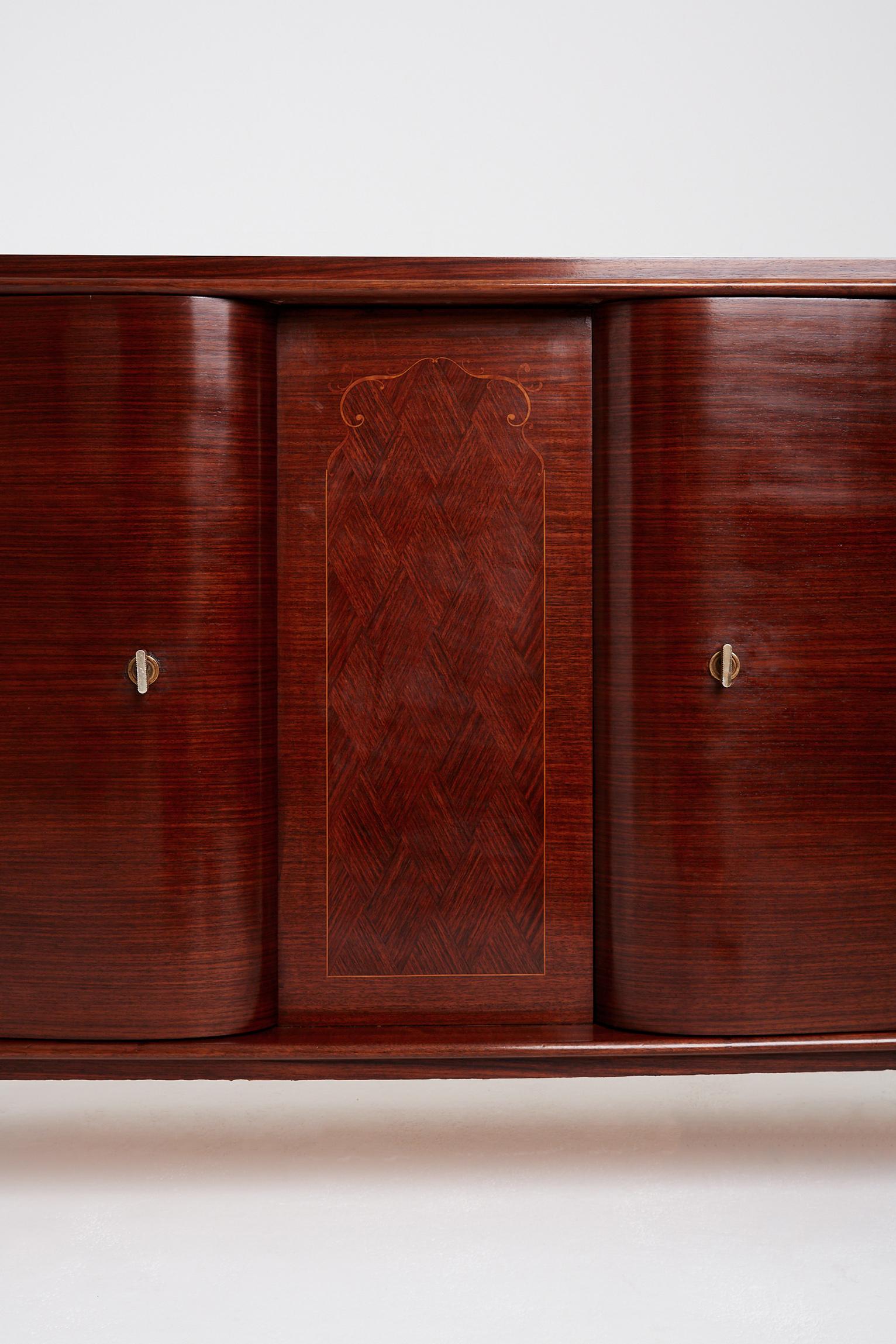 Art Deco Rosewood Sideboard by Jules Leleu 4