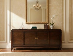 Art Deco Rosewood Sideboard Credenza France Circa 1940’s