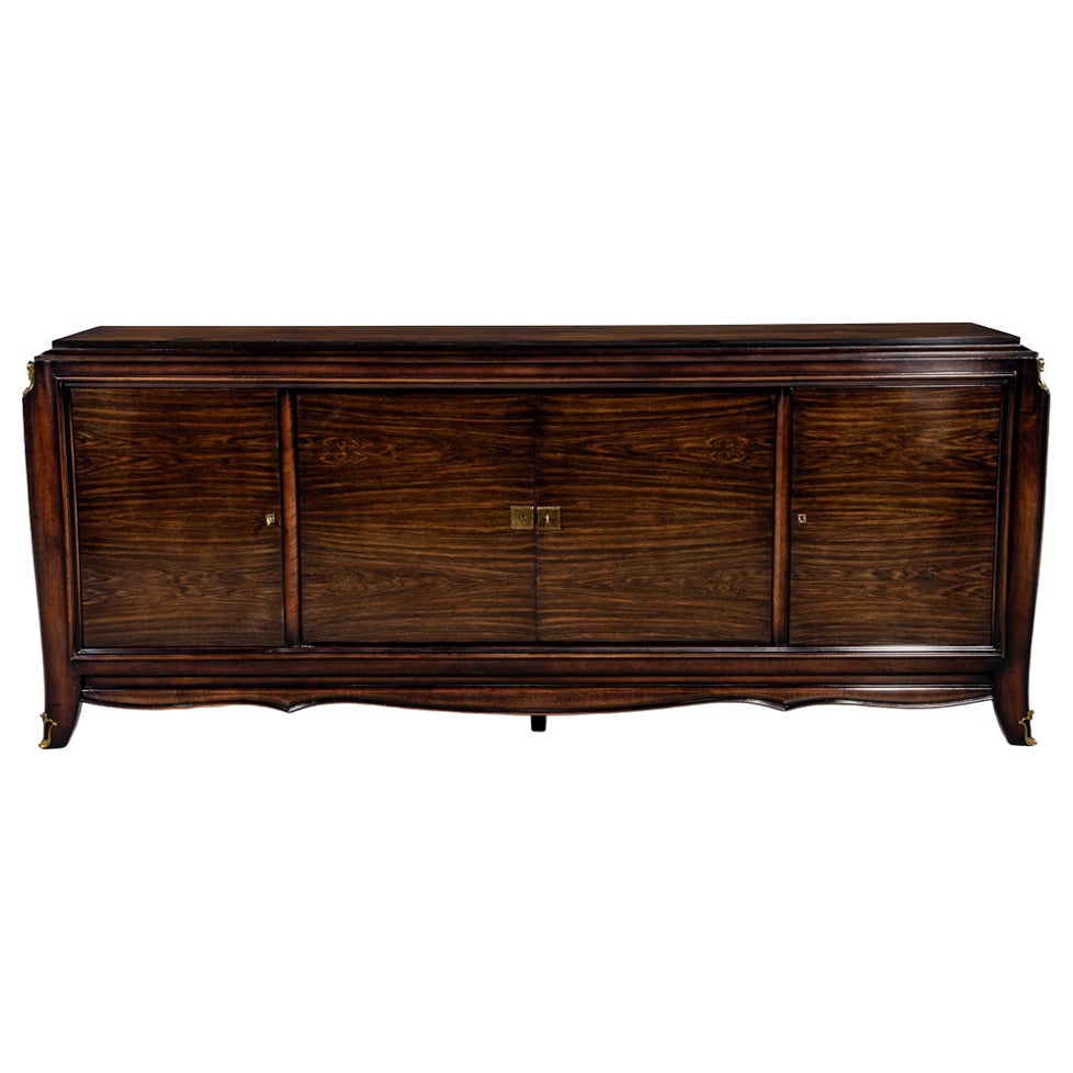 Art Deco Rosewood Sideboard Credenza France Circa 1940’s