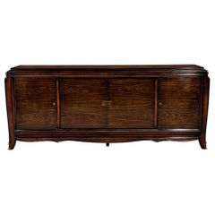 Art Deco Rosewood Sideboard Credenza France Circa 1940’s