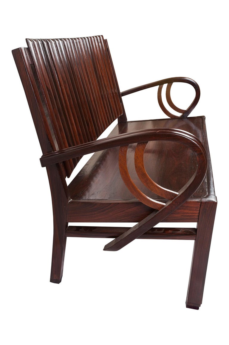 loveseat cushion set on Art Deco Rosewood Living Room Set Of Loveseat And Pair Of Chairs With Cushions For Sale At 1stdibs