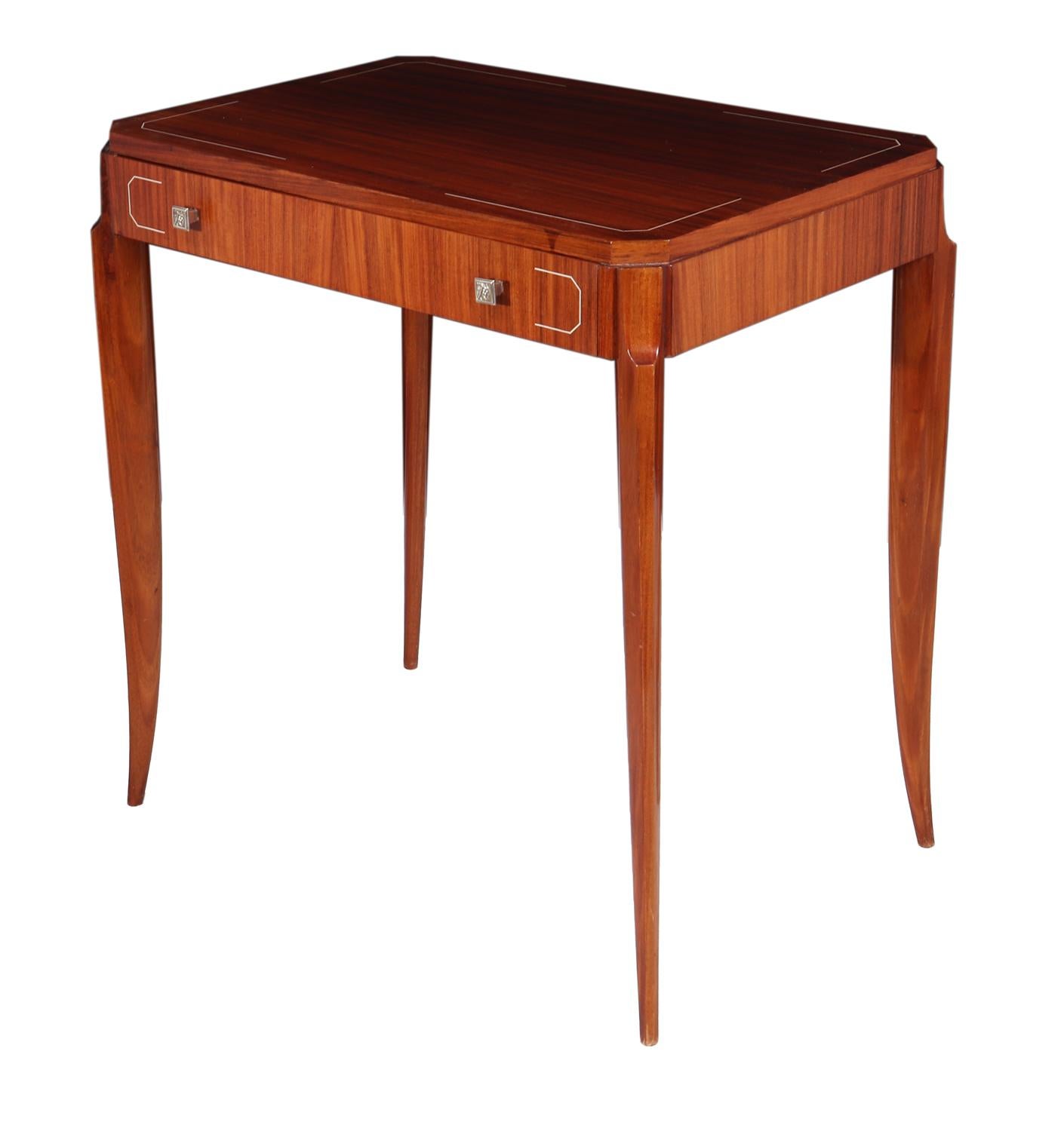Early 20th Century Art Deco Rosewood Writing Table, circa 1920