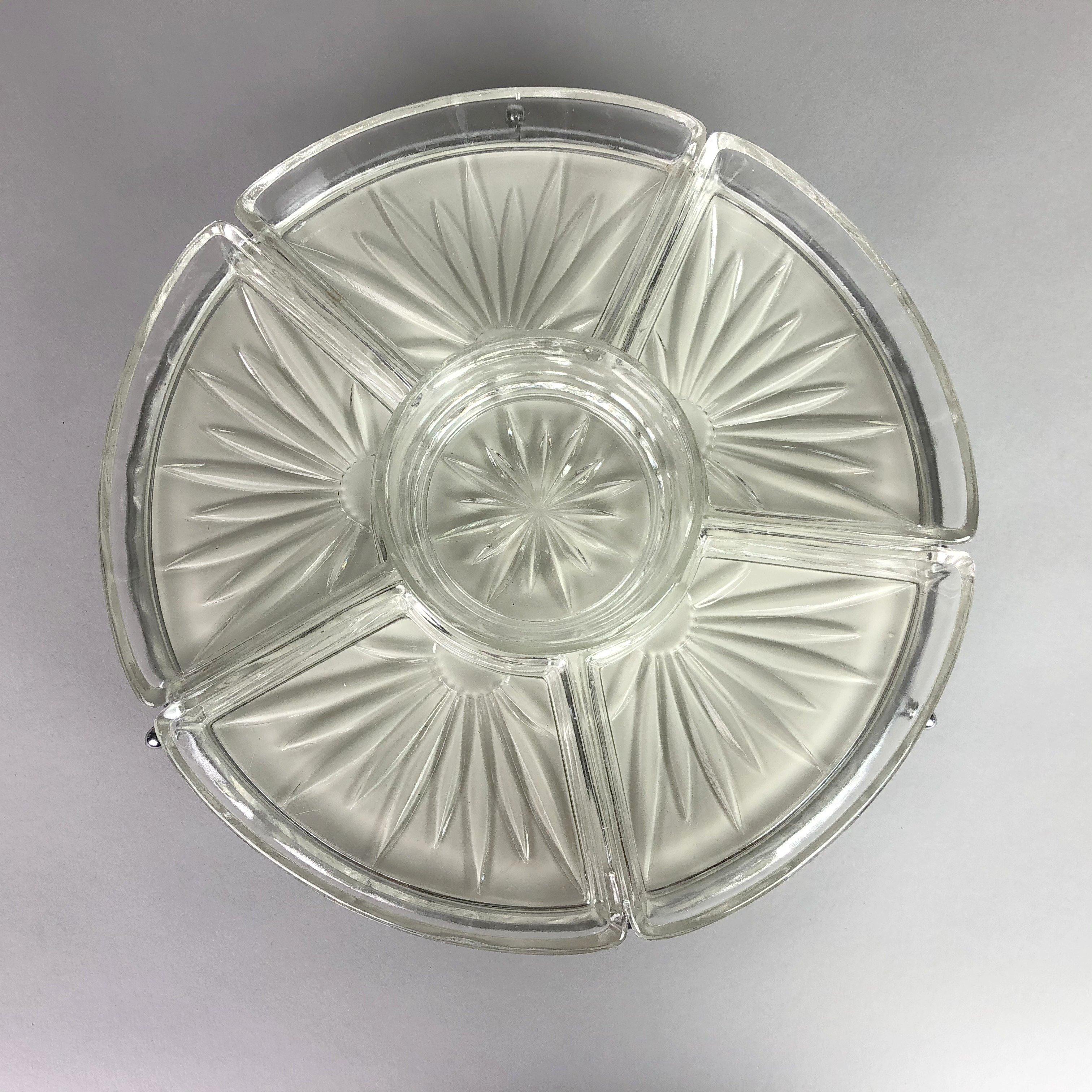Czech Art Deco Rotating Tray Lazy Susan, 1930's For Sale