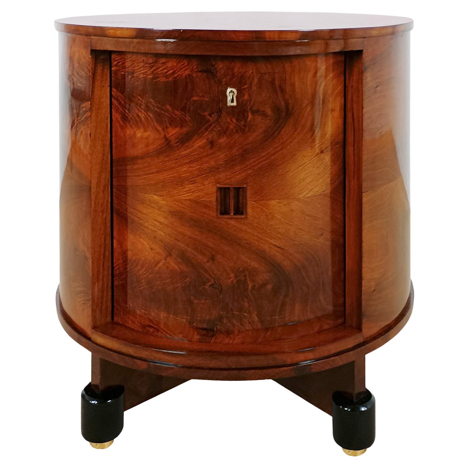 Art Deco round bar unit - Italy 1930 For Sale