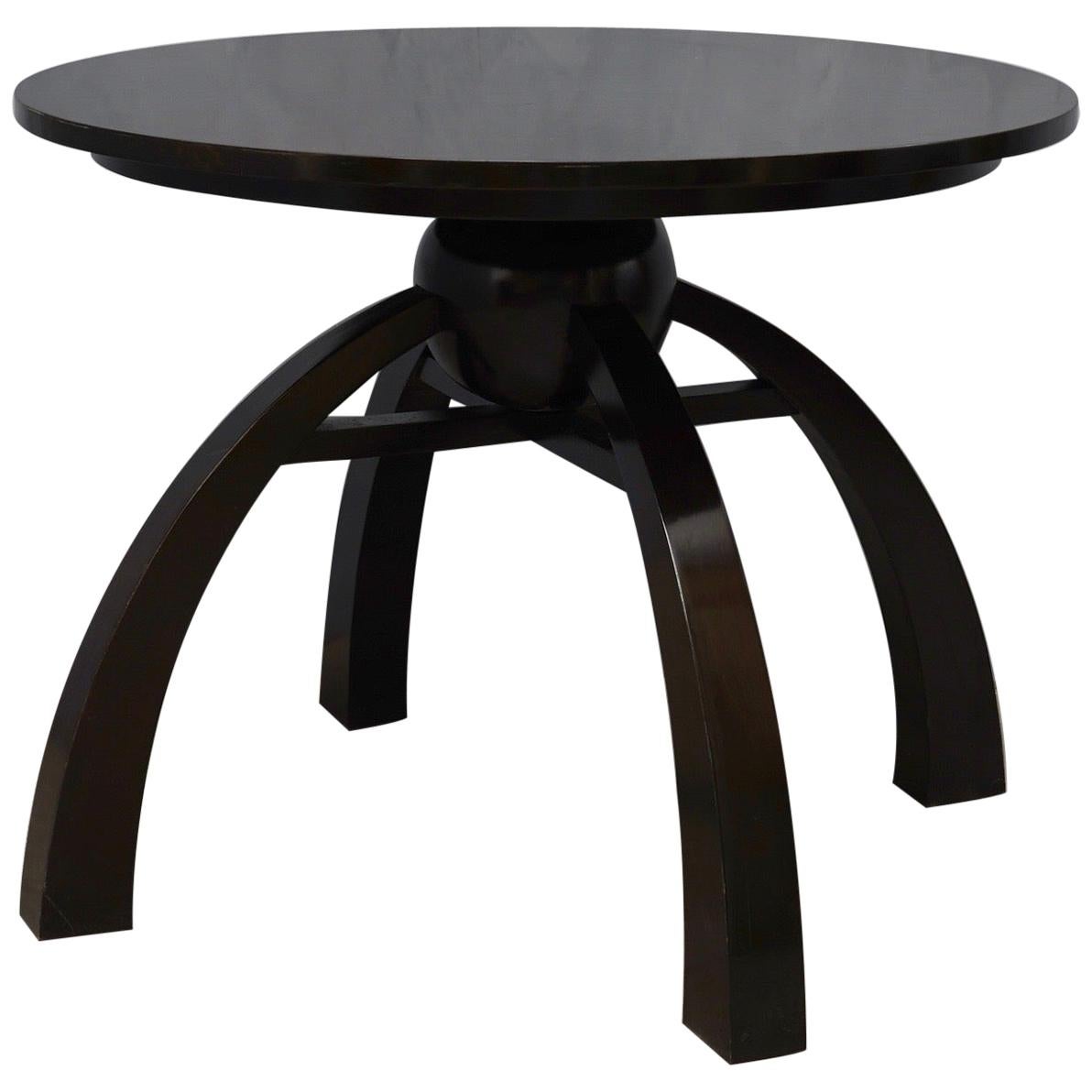 Art Deco Round Side Table For Sale at 1stDibs
